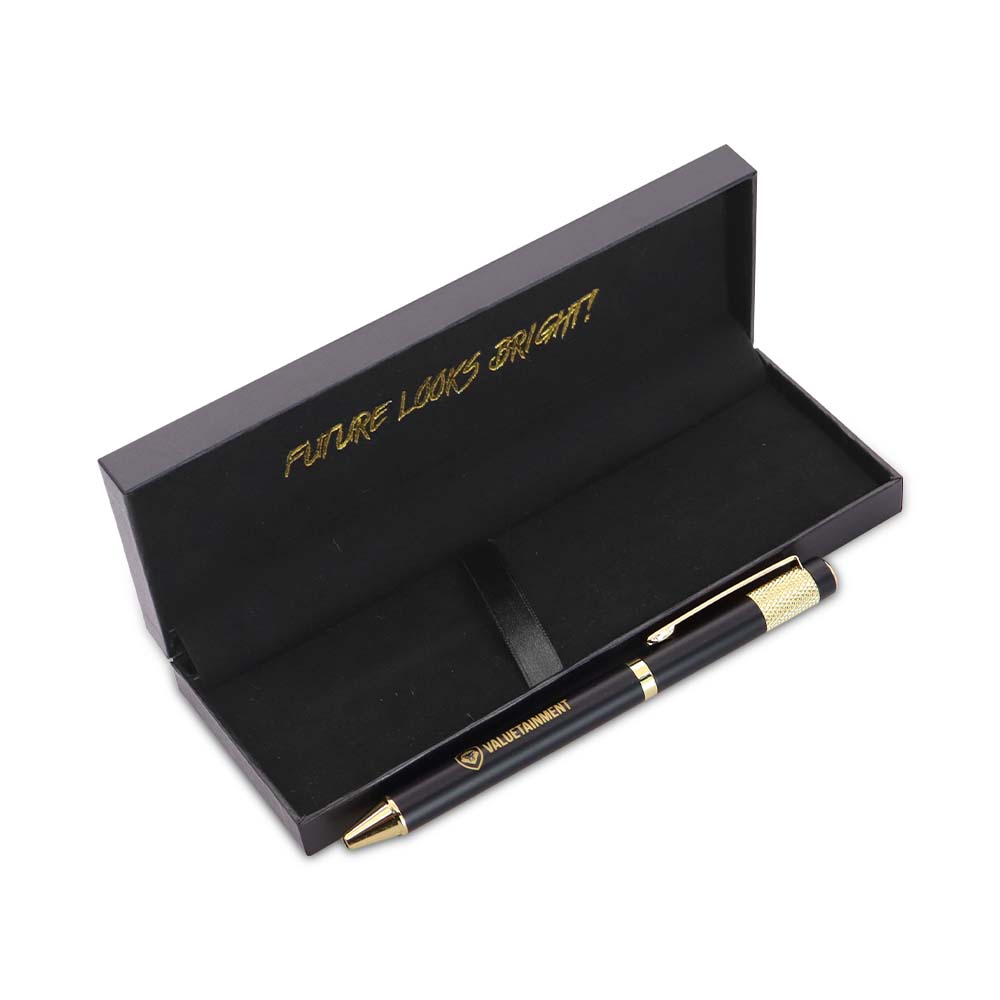 Premium Black Executive Pen Gift Set - Elegant Ballpoint Pens for Business Professionals, Ideal for Corporate Gifts, Office Use & Special Occasions