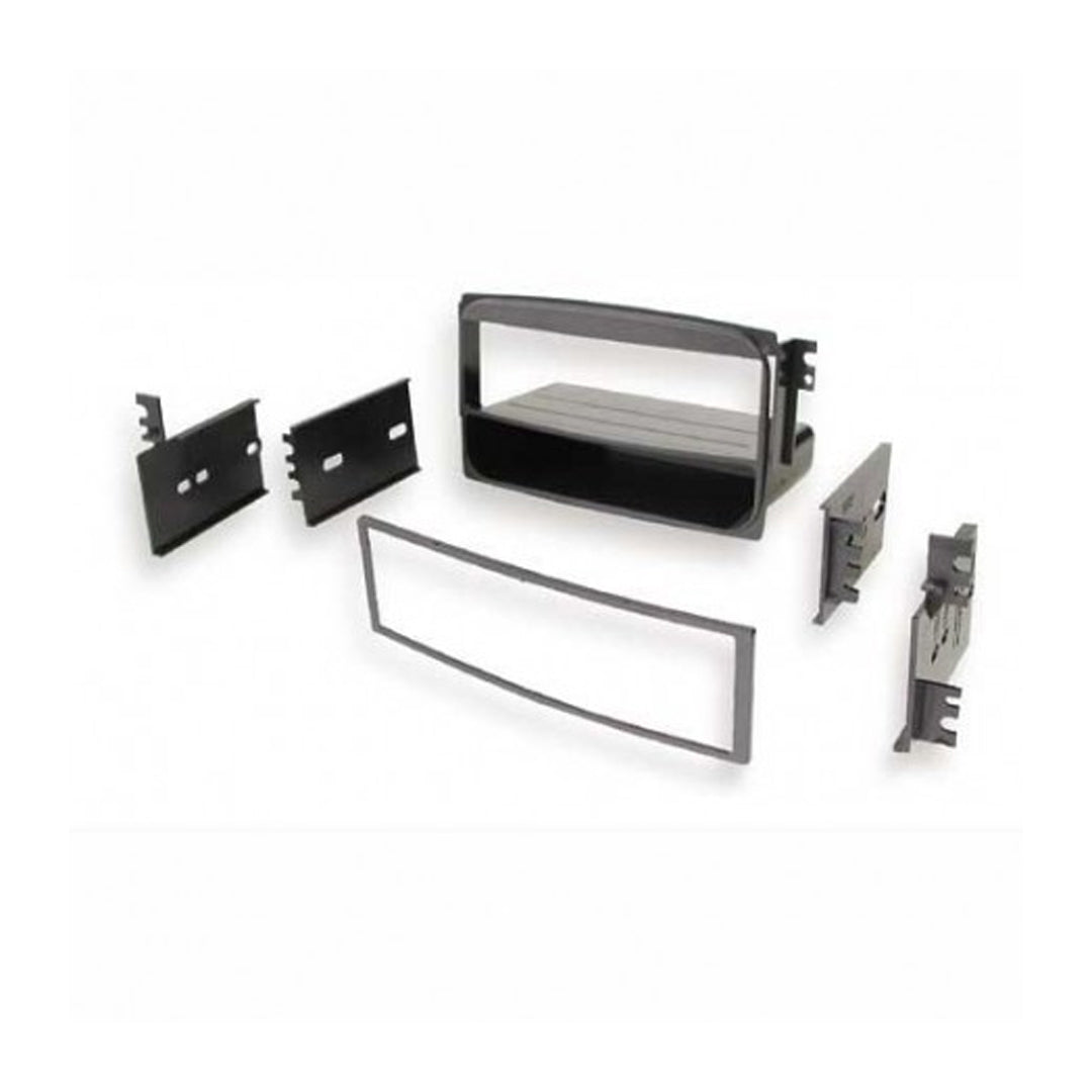 1996-2002 Hyundai Elantra & Tiburon Single DIN Car Stereo ISO Mount with Pocket - Compatible with 1996-2000 Hyundai Elantra & 1999-2002 Tiburon - Perfect for Car Audio Upgrades & Aftermarket Installations