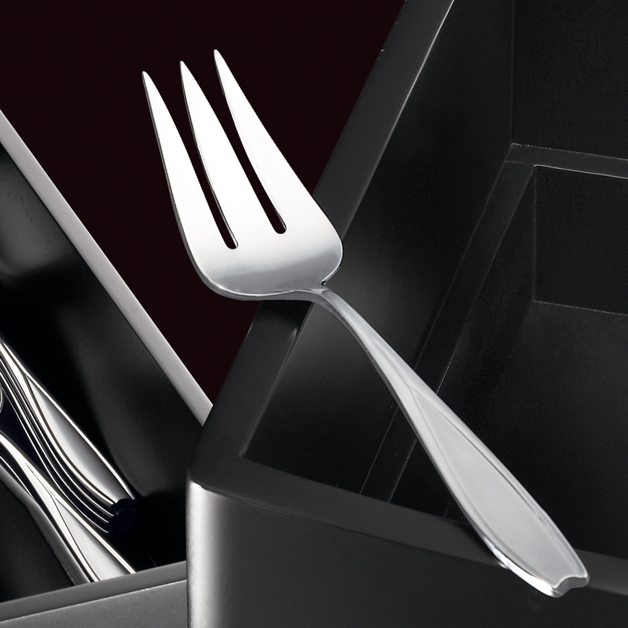 Premium Stainless Steel Tulip Frosted Cold Meat Fork - Perfect for Charcuterie Boards, Cheese Platters, and Elegant Dinner Parties