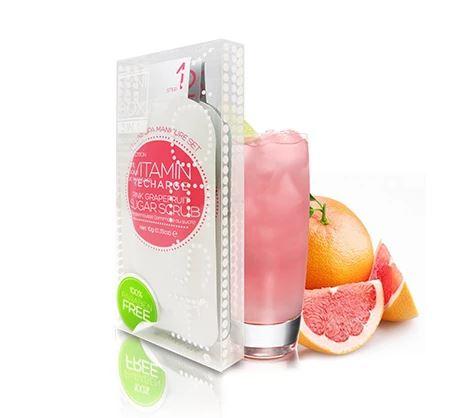 Voesh Mani in a Box Vitamin Recharge Pink Grapefruit Waterless 3-Step Nail Care Kit - At-Home Spa Manicure for Healthy Nails & Cuticles | Perfect for Travel, Gifts & Self-Care