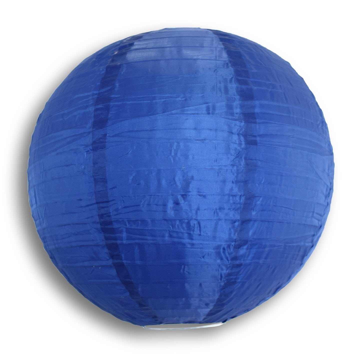 36 Pack Navy Blue Jumbo Shimmering Nylon Lanterns with Even Ribbing - Durable Party Decorations for Weddings, Birthdays & Outdoor Events (Value Pack)