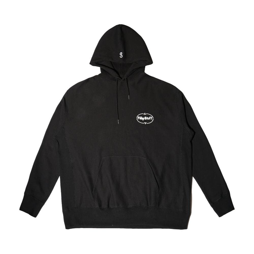 Flagstuff ICE HOODIE Black - Premium Winter Hooded Sweatshirt for Men & Women | Perfect for Cold Weather, Outdoor Activities & Streetwear Fashion