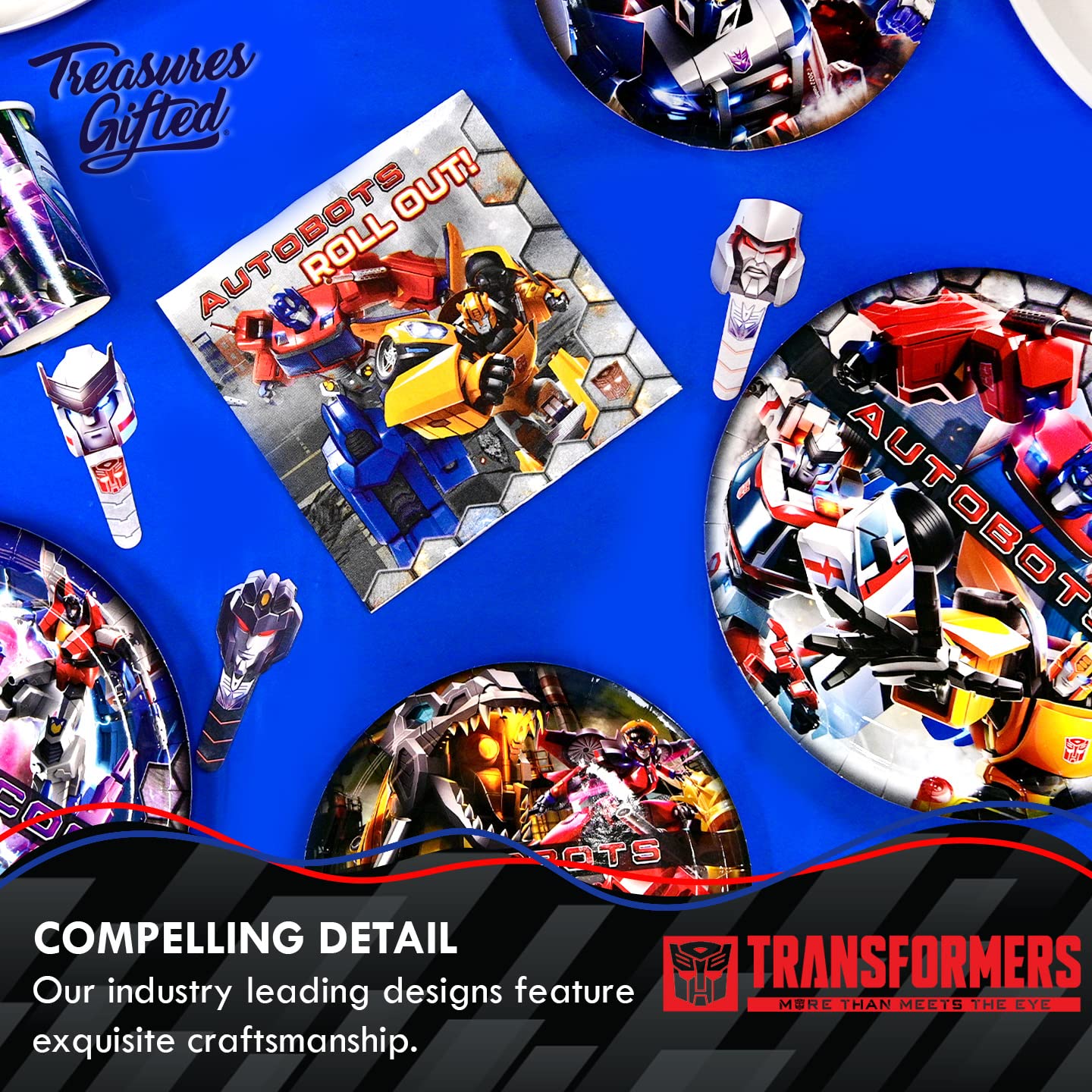 Officially Licensed Transformers 16ct 9oz Party Cups - Decepticons Themed Birthday Party Supplies & Decorations - Perfect for Kids Birthday Parties, Themed Events & Movie Nights