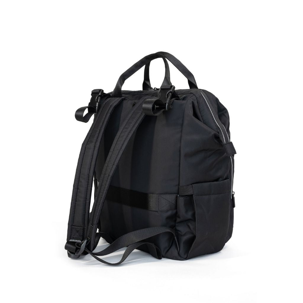 Hedgren Cherub Baby Backpack with Changing Mat - Black | Waterproof Diaper Bag for Travel, Daycare & Outdoor Adventures | Perfect for Parents & Caregivers
