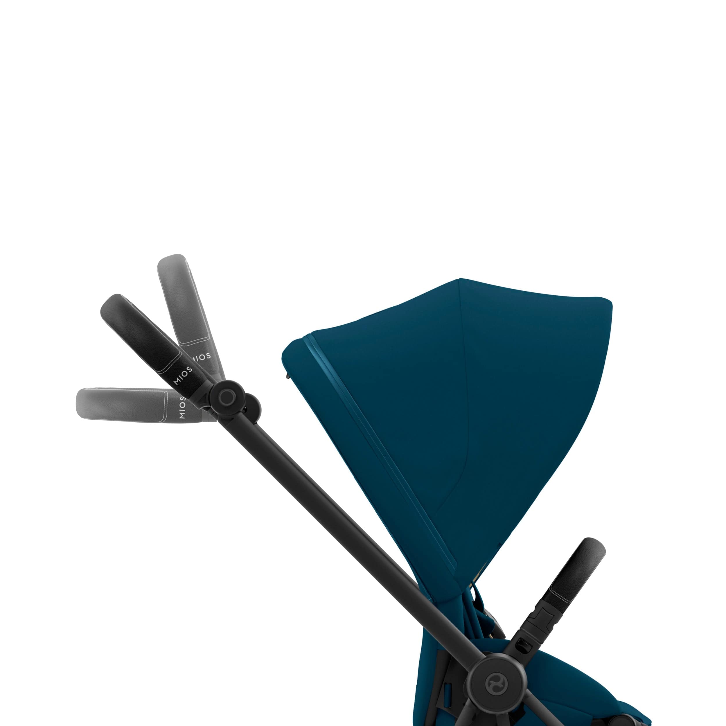 Cybex Mios 3 Complete Stroller in Matte Black - Lightweight Luxury Baby Stroller with Reversible Seat & All-Terrain Wheels | Perfect for City Walks, Travel & Everyday Use