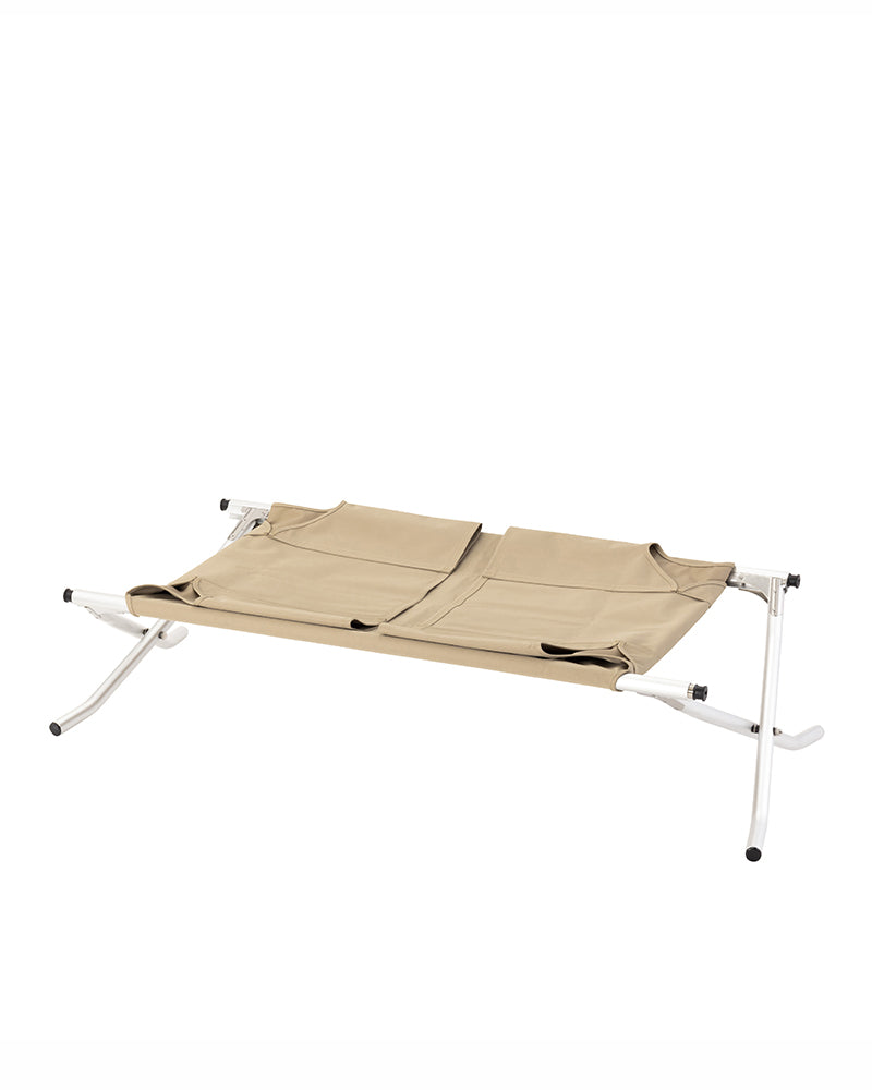 High Tension Cot - Heavy Duty Folding Camping Cot for Adults, Portable Outdoor Sleeping Bed with Strong Steel Frame - Perfect for Camping, Hiking, Backpacking & Emergency Use
