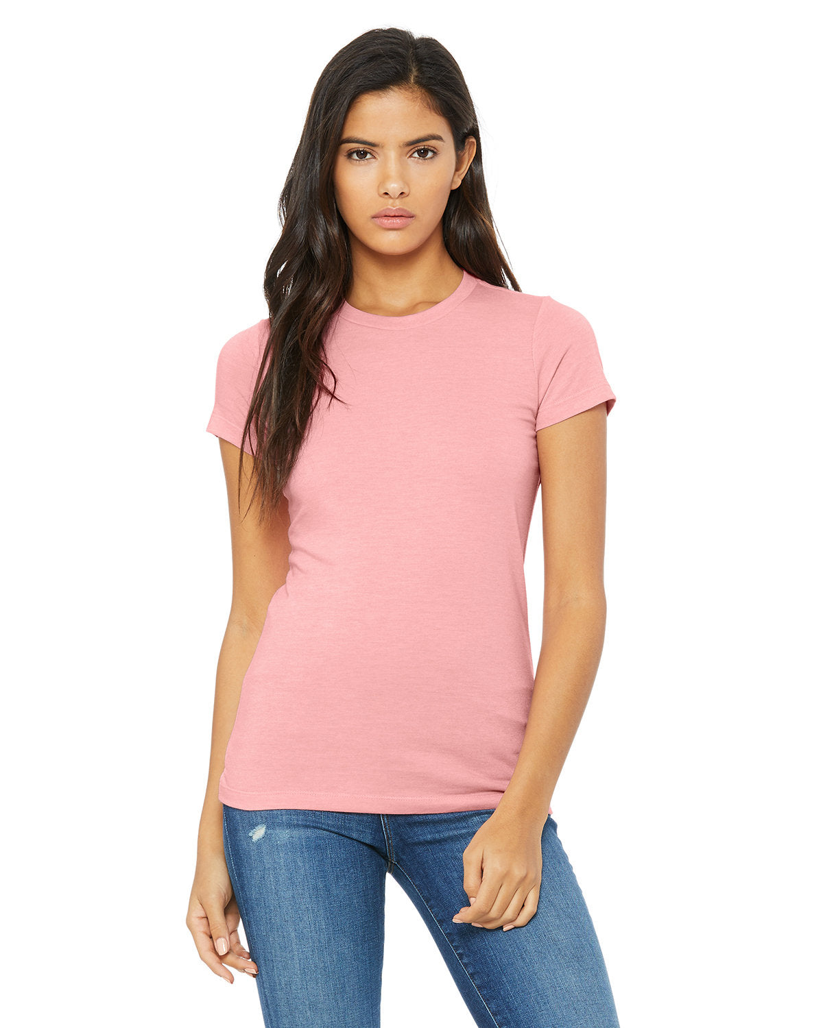 Bella + Canvas 6004 Women's Slim Fit Short Sleeve T-Shirt - Soft Cotton Tee for Casual Wear, Workout & Everyday Comfort