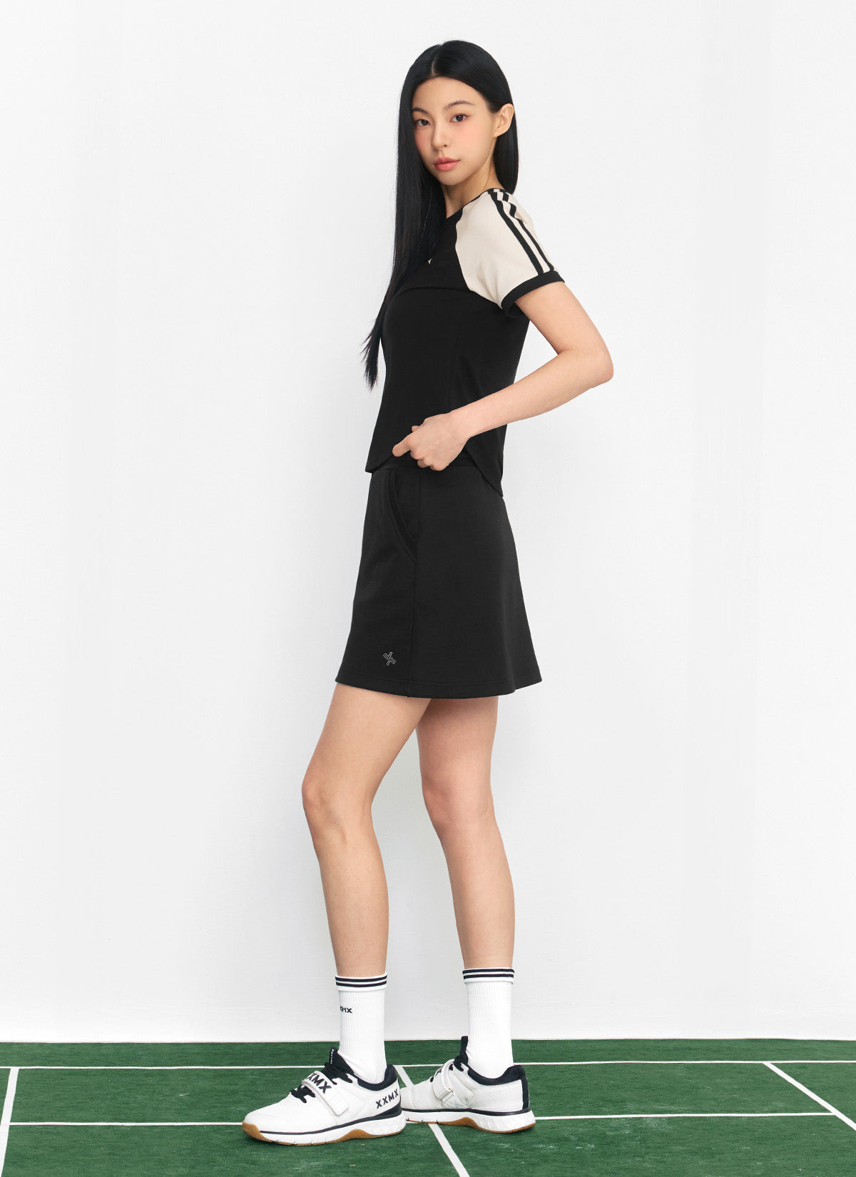 Basic Life Skirts for Women - Comfortable Casual A-Line Skirts with Pockets - Perfect for Work, Travel & Everyday Wear