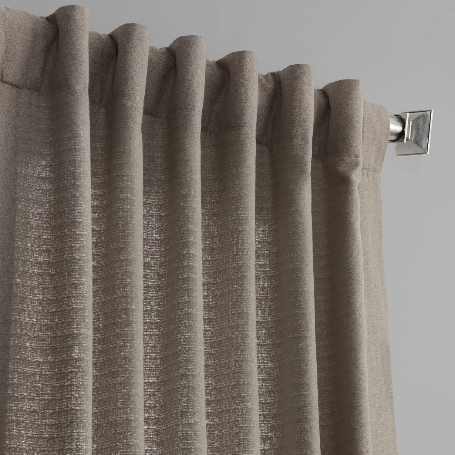 HPD Half Price Drapes Cotton Textured BarkWeave Window Curtains - 50