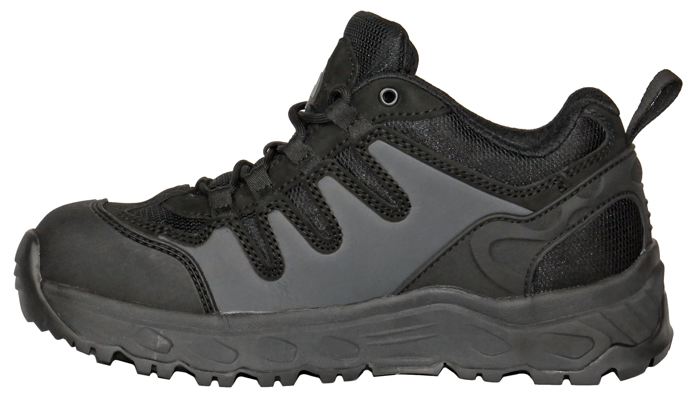 Eric Lo Black Extra Wide Safety Toe Athletic Work Shoes for Men - Steel Toe Work Boots with Slip Resistance & Comfort Cushioning - Ideal for Construction, Warehouse & Outdoor Work (Model 50138)