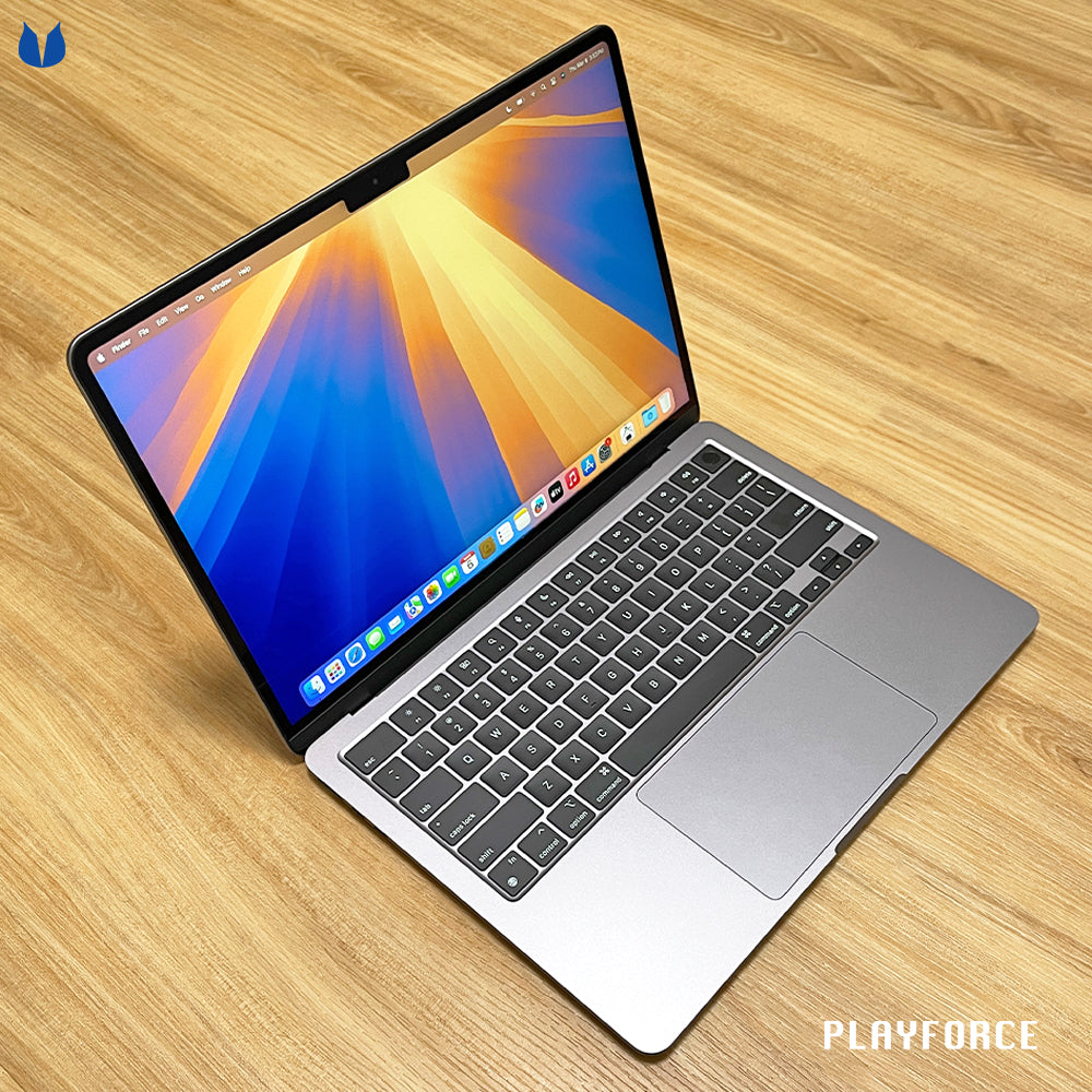 Apple MacBook Air M2 13-inch Laptop (8-Core CPU, 8-Core GPU, 8GB RAM, 256GB SSD) - Space Gray - Ultra-Thin & Lightweight for Work, Travel & College