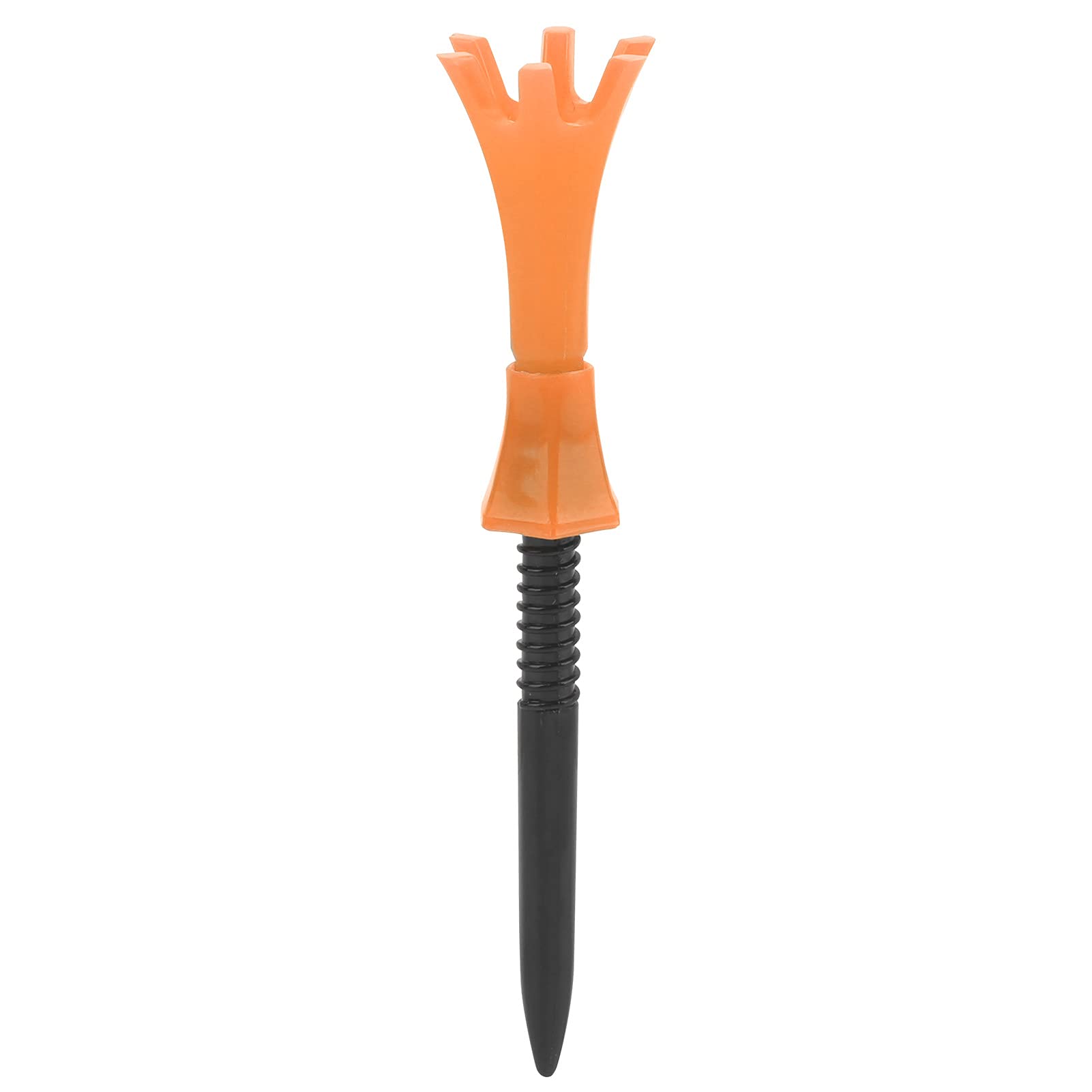 Premium Golf Ball Holder - Stable & Portable Golf Tees for Backyard, Lawn & Outdoor Practice (Orange) | Perfect for Driving Range, Backyard Training & Golf Course Use