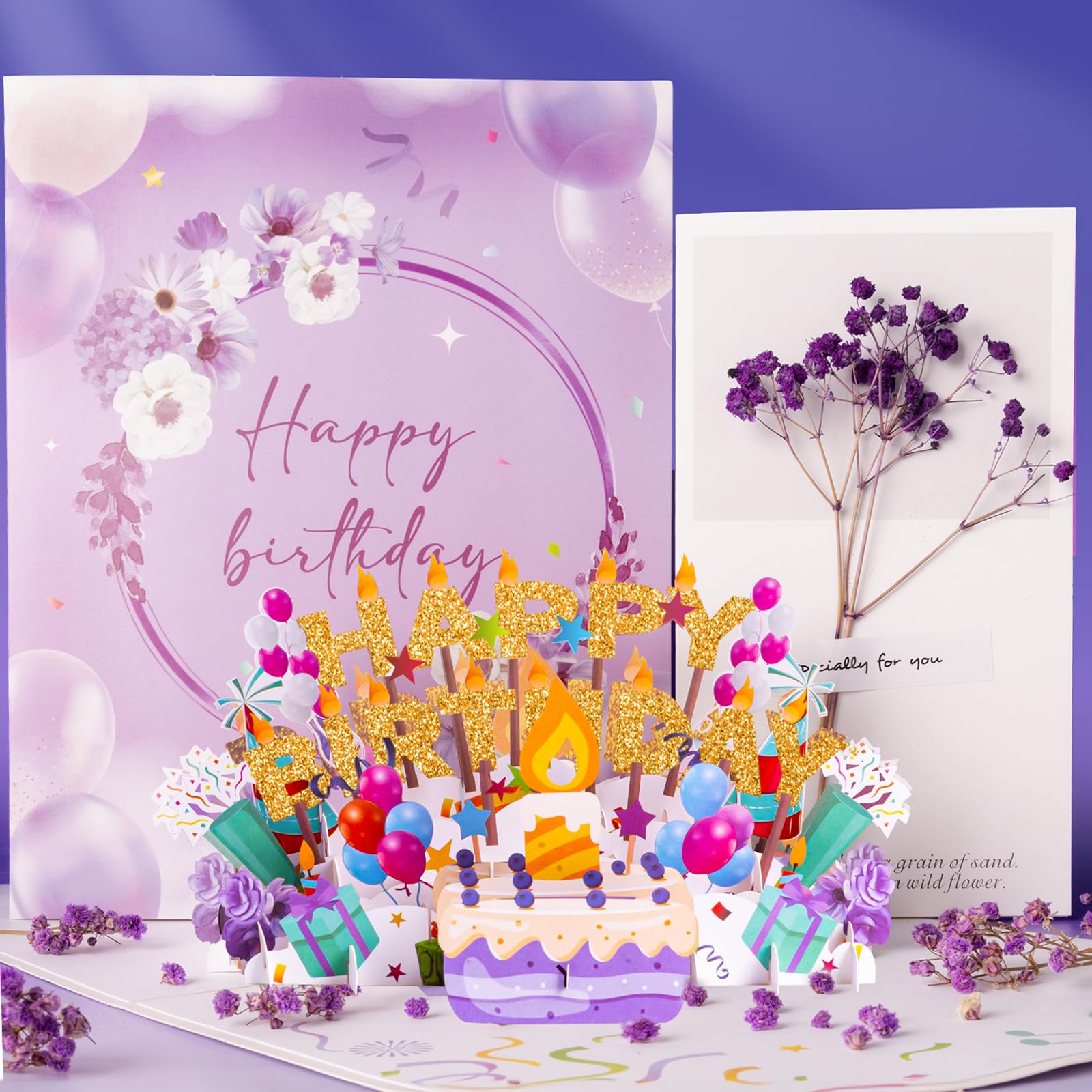 Lupow Birthday Gift Basket for Women - Relaxing Spa Set with Bath Essentials, Perfect for Wife, Girlfriend, Mother, Daughter & Coworkers | Ideal for Self-Care, Pampering & Special Occasions