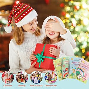 DTREEL 4 Pack Reusable Grooved Handwriting Practice Books for Kids Ages 3-5 | Magic Copybooks for Preschool Learning | Perfect for Home & Classroom Writing Practice