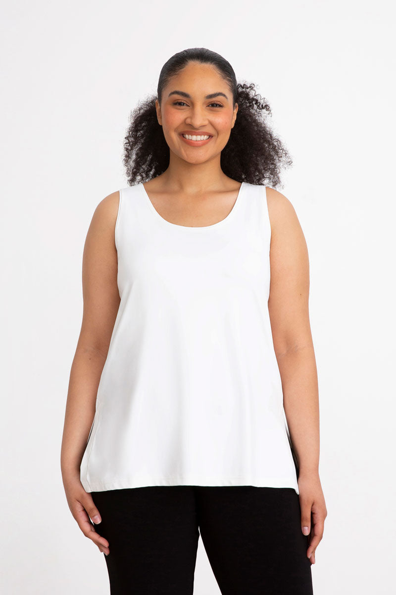 Sympli Go To Relaxed Fit Tank Top for Women - Soft & Comfortable Casual Wear for Everyday, Lounge, Yoga & Summer Outfits
