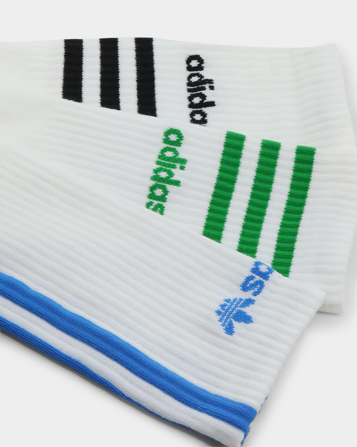 Adidas Graphic Crew Socks 3-Pack - White Athletic Socks for Men & Women - Comfortable Casual & Sports Socks for Running, Gym, and Everyday Wear