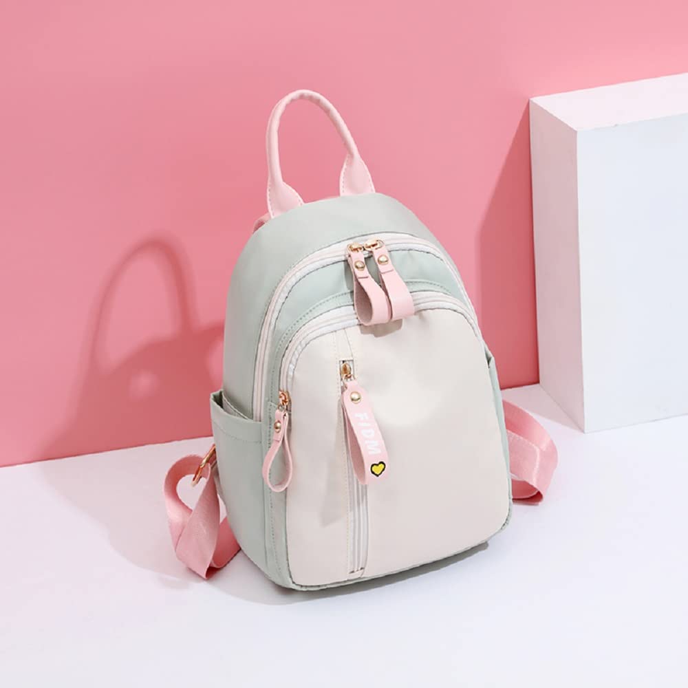 Zhongningyifeng Women's Small Mini Nylon Backpack - Lightweight Travel Purse & Shoulder Bag for Ladies | Perfect for Daily Commute, Weekend Trips & College Campus