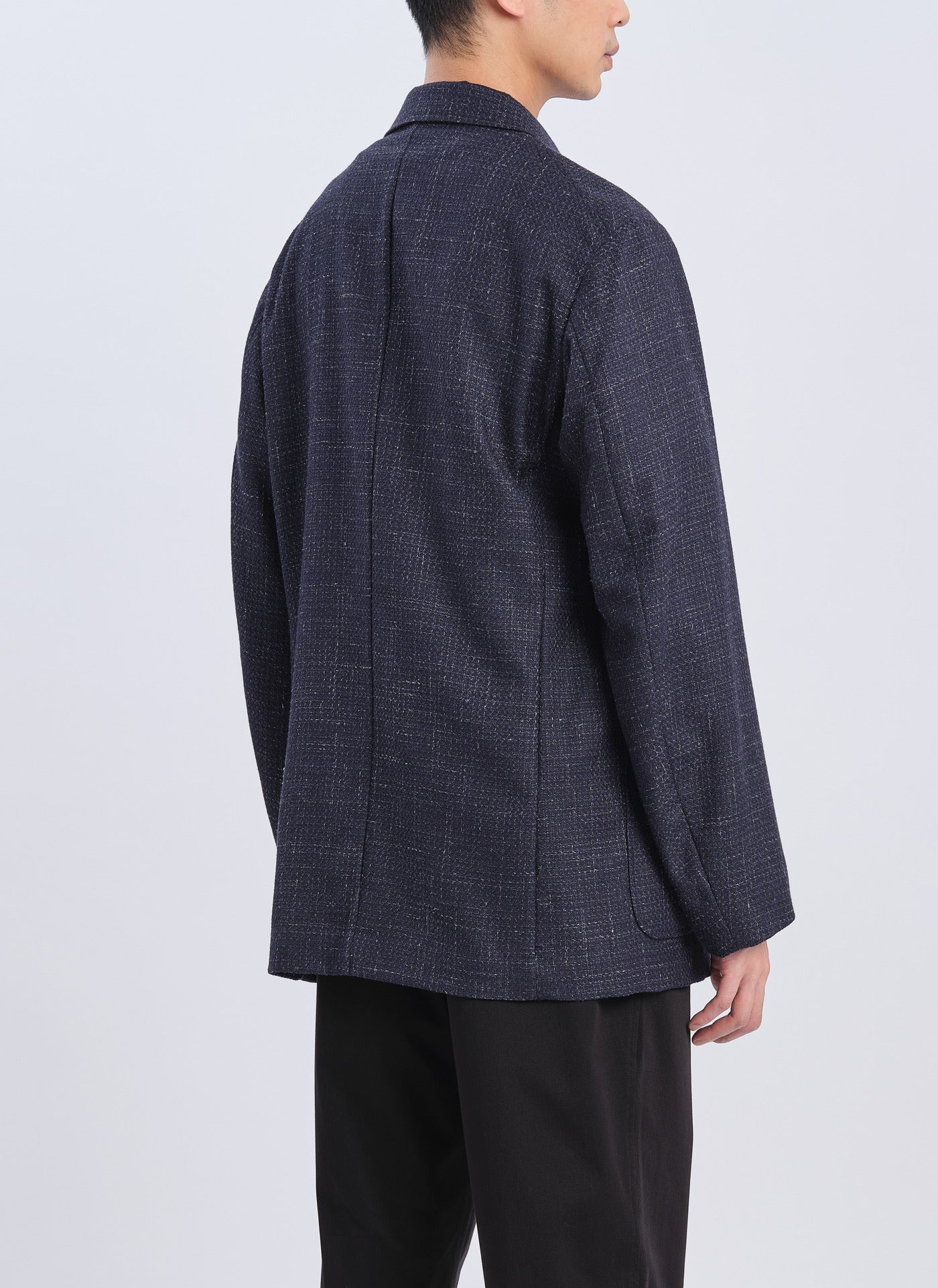 Premium Marzotto Wool Silk Linen Blend Double Breasted Blazer for Men - Elegant Business & Formal Wear for Office, Weddings & Special Occasions