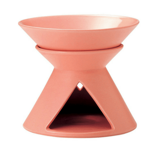 M.Style Luce Stoneware Bagna Cauda Fojot Small Fondue Pot - Elegant Ceramic Cheese & Chocolate Melting Pot for Romantic Dinners & Party Entertaining