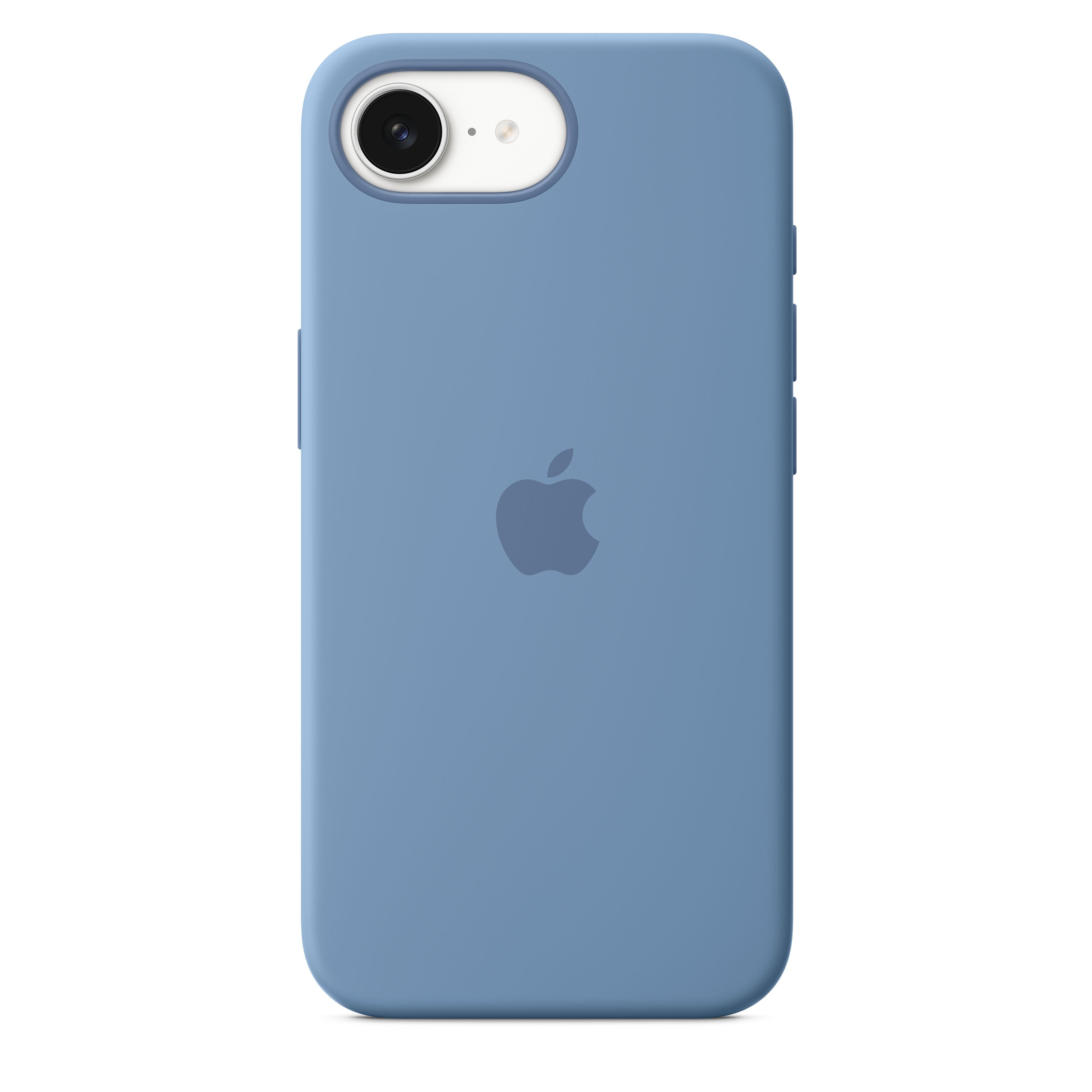 Premium Silicone Case for iPhone 16e - Winter Blue | Slim Protective Cover with Soft-Touch Finish | Perfect for Daily Use, Travel & Outdoor Activities