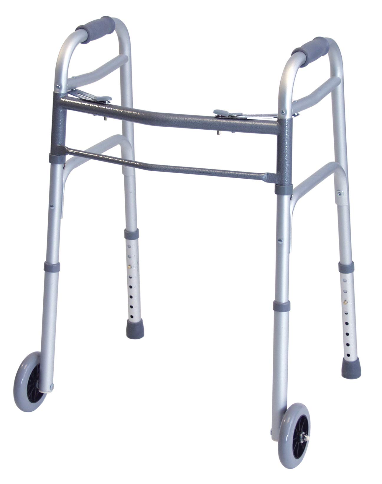 Lumex Junior Aluminum Dual Release Walker with 5