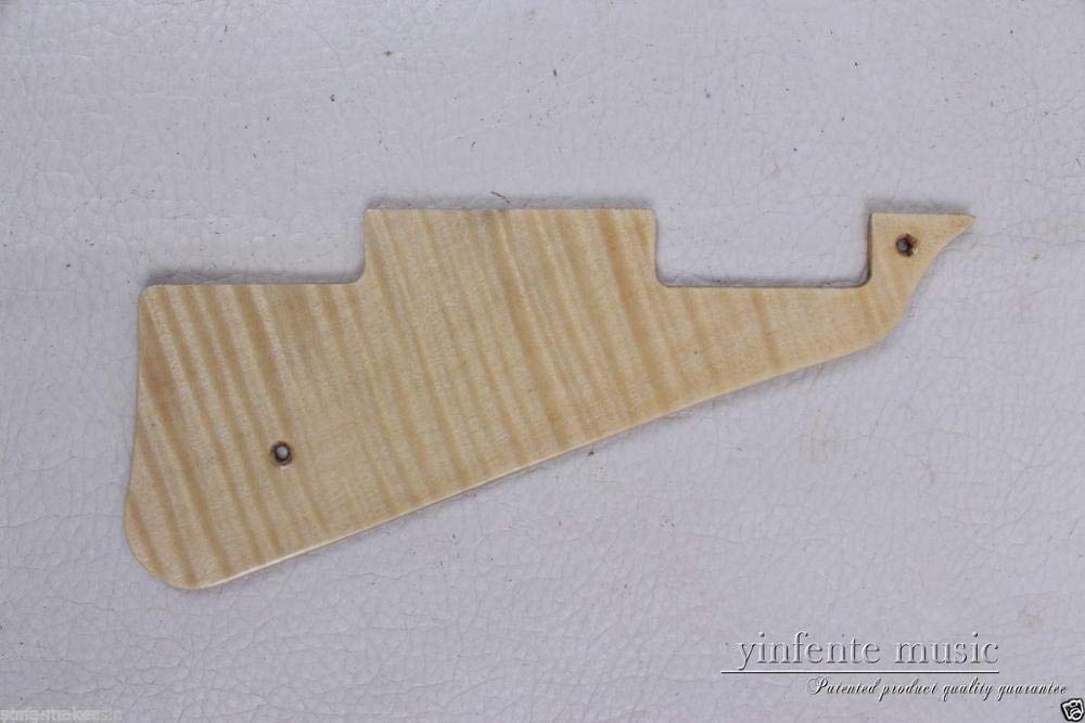 Premium Gibson Les Paul Flame Maple Wood Electric Guitar Pickguard - Handmade Replacement Part for Enhanced Tone & Style | Perfect for Upgrades, Repairs & Custom Builds