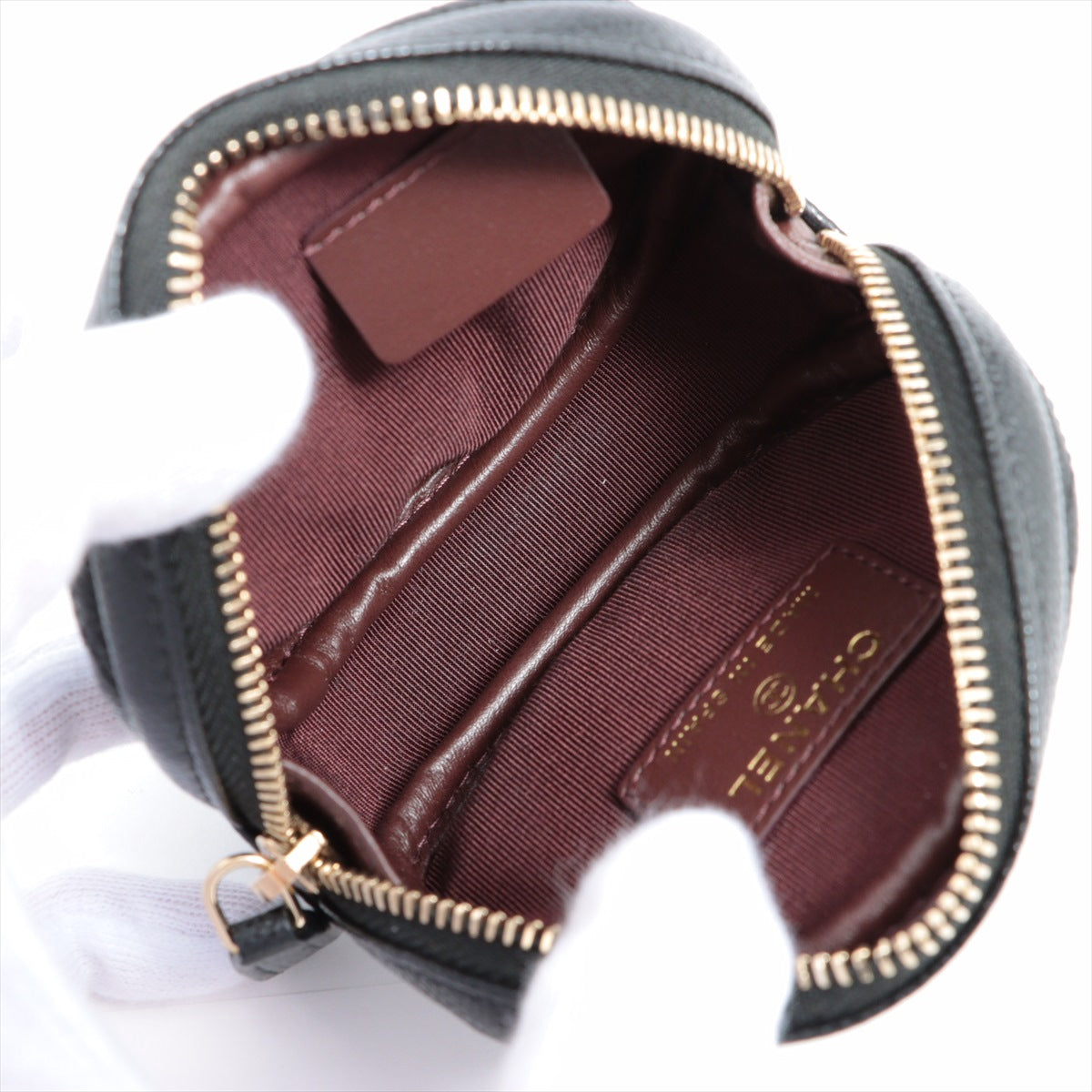 Chanel Caviar Leather Coin Case Wallet - Black | Luxury Small Card Holder for Women | Perfect for Everyday Use & Travel Accessories