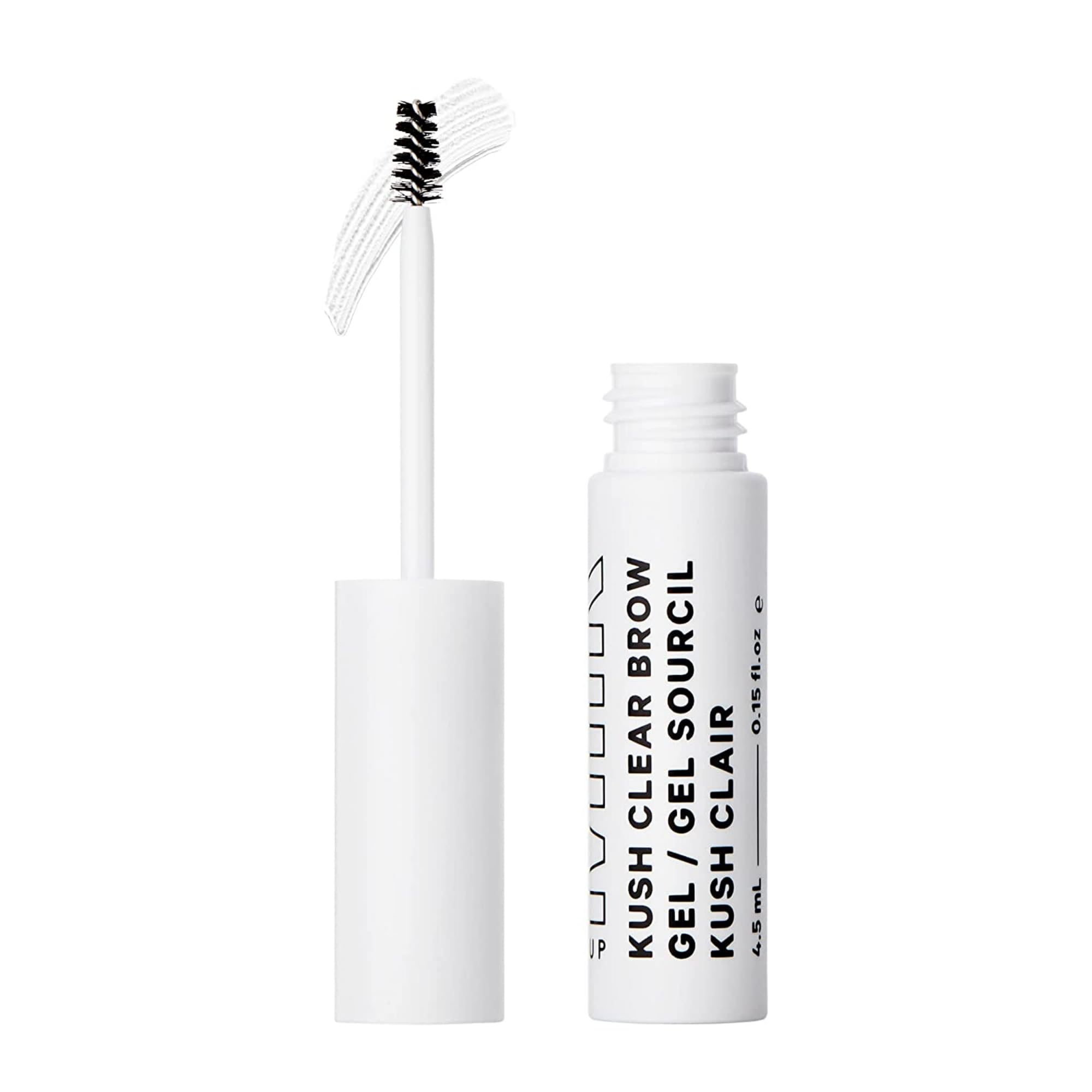 Milk Makeup KUSH Fiber Brow Gel - Clear Vegan Brow Gel for Thicker Brows | Soft, Flexible Hold | Cruelty-Free & Vegan Formula | Perfect for Everyday Natural Makeup & Bold Eyebrow Looks