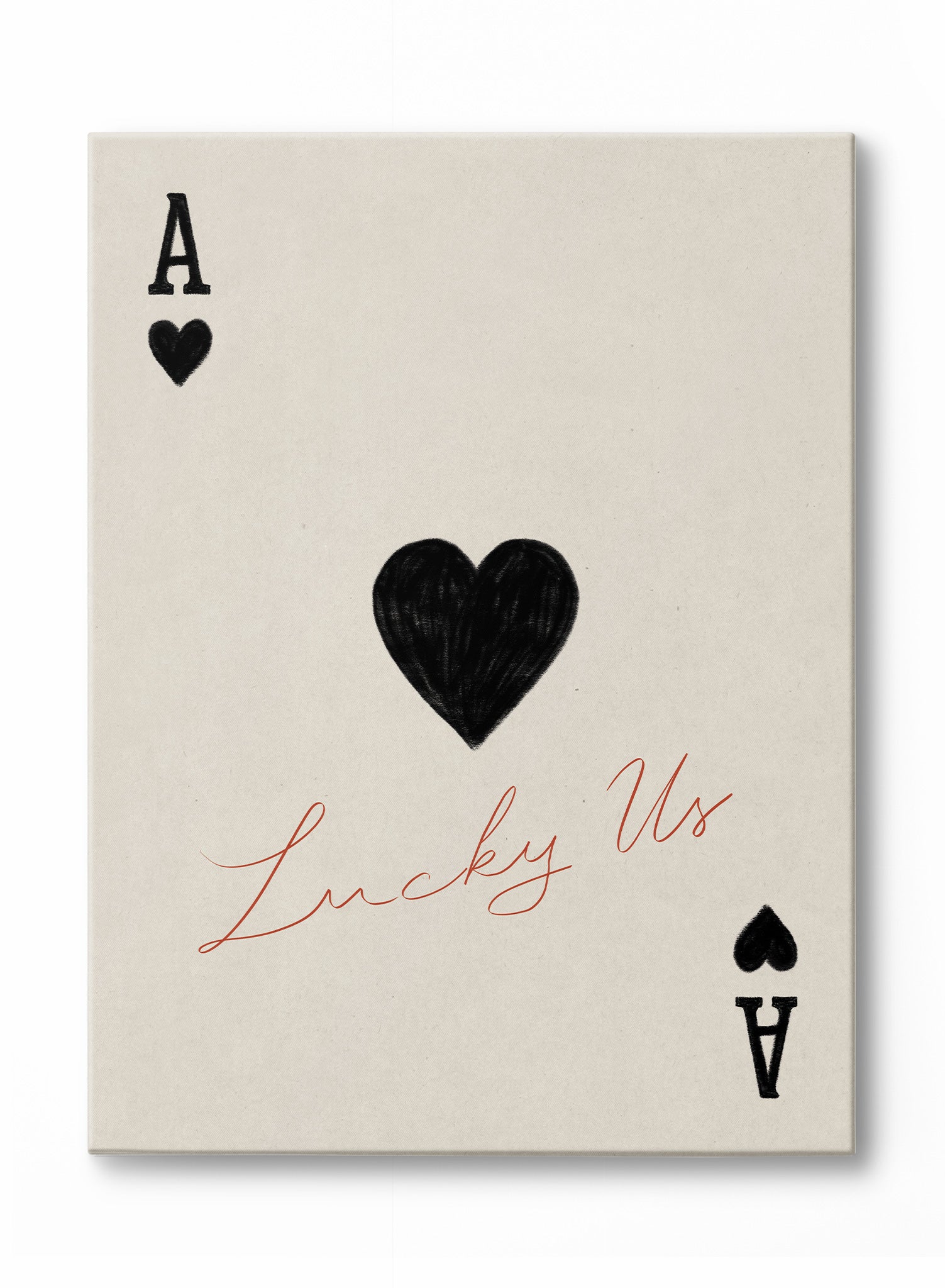 Lucky Us Poster - Inspirational Wall Art for Home & Office Decor - Perfect for Living Room, Bedroom, or Gift Giving