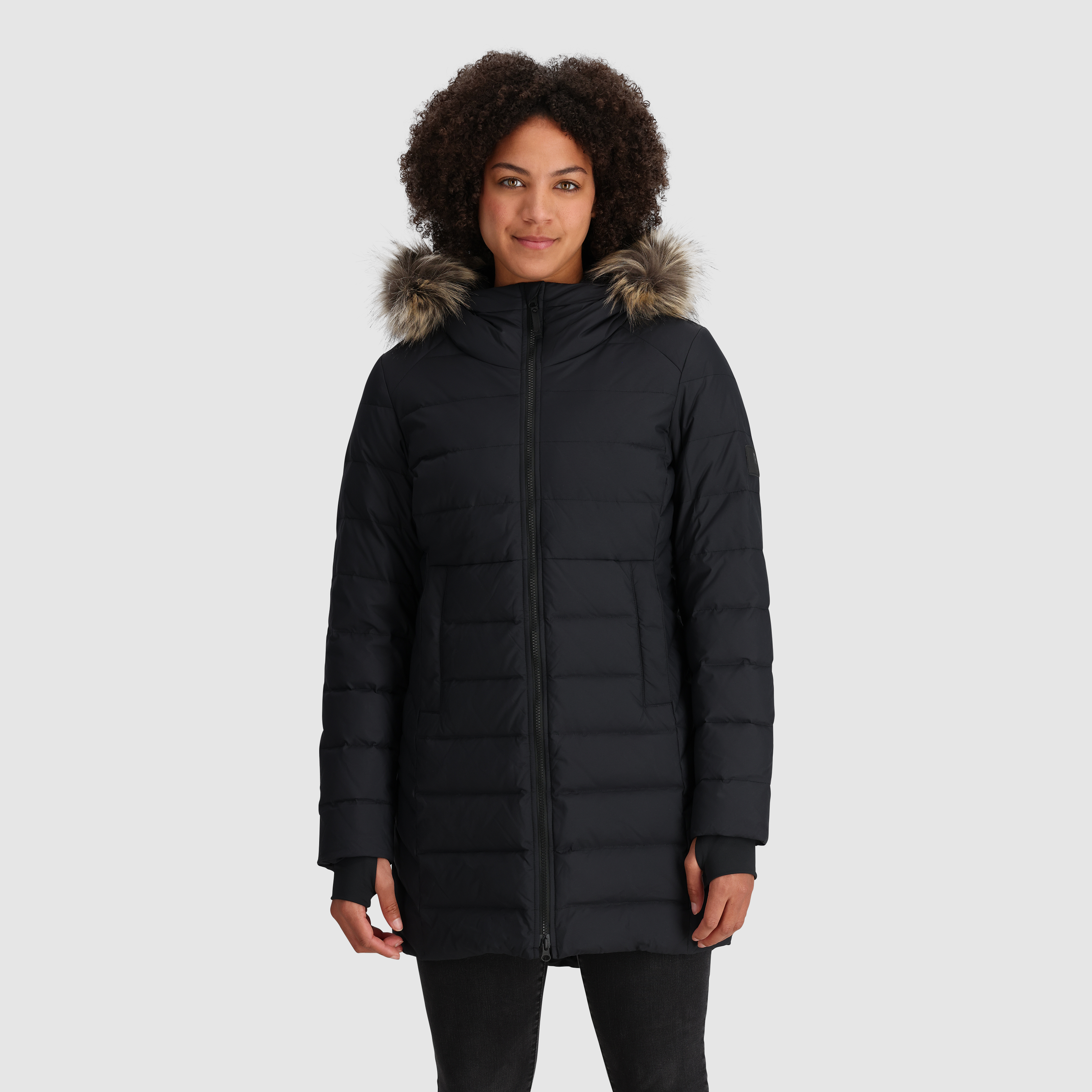 Women's Cozy Lux Down Parka - Warm Winter Jacket for Cold Weather, Waterproof & Windproof, Fashionable Outerwear for Outdoor Activities & Daily Wear