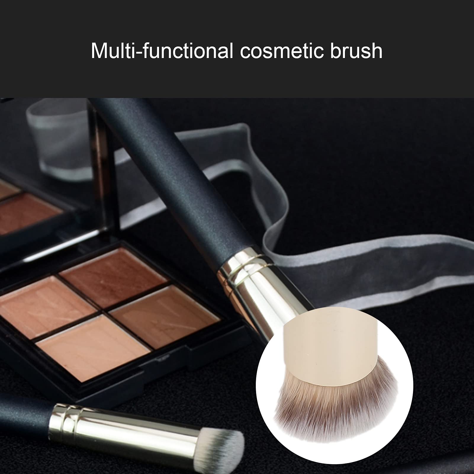Professional Concealer & Foundation Brush Set - Kabuki, Contour, Powder Brush for Flawless Makeup Application | Travel-Friendly & No Brush Marks | Perfect for Daily Makeup, Contouring & On-the-Go Touchups
