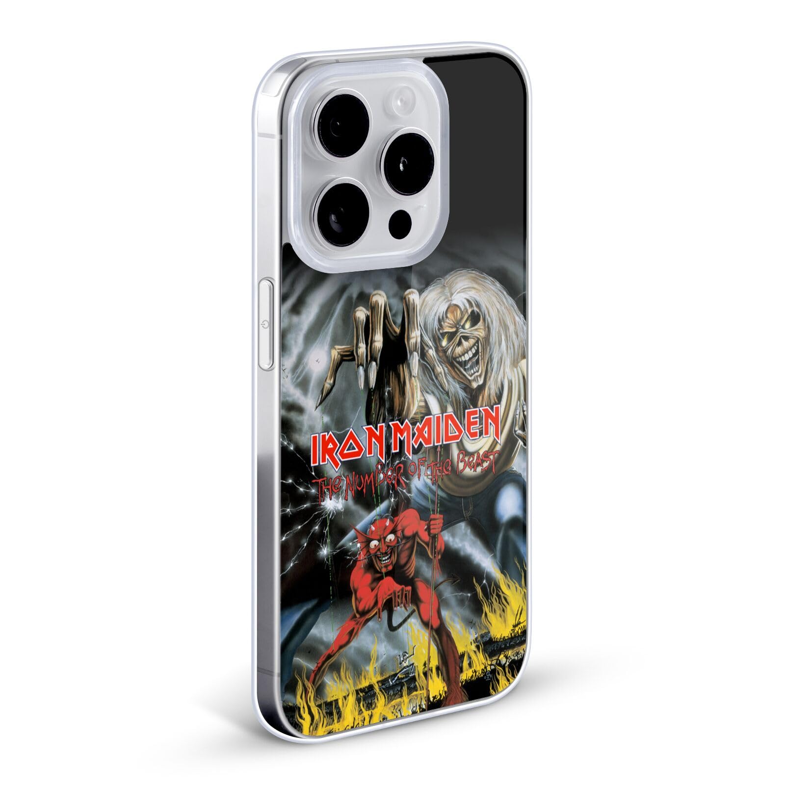 Official Iron Maiden The Number of The Beast iPhone 11 Case - Licensed Soft Gel Phone Cover with Premium Graphics | Perfect for Concerts, Music Fans & Heavy Metal Enthusiasts