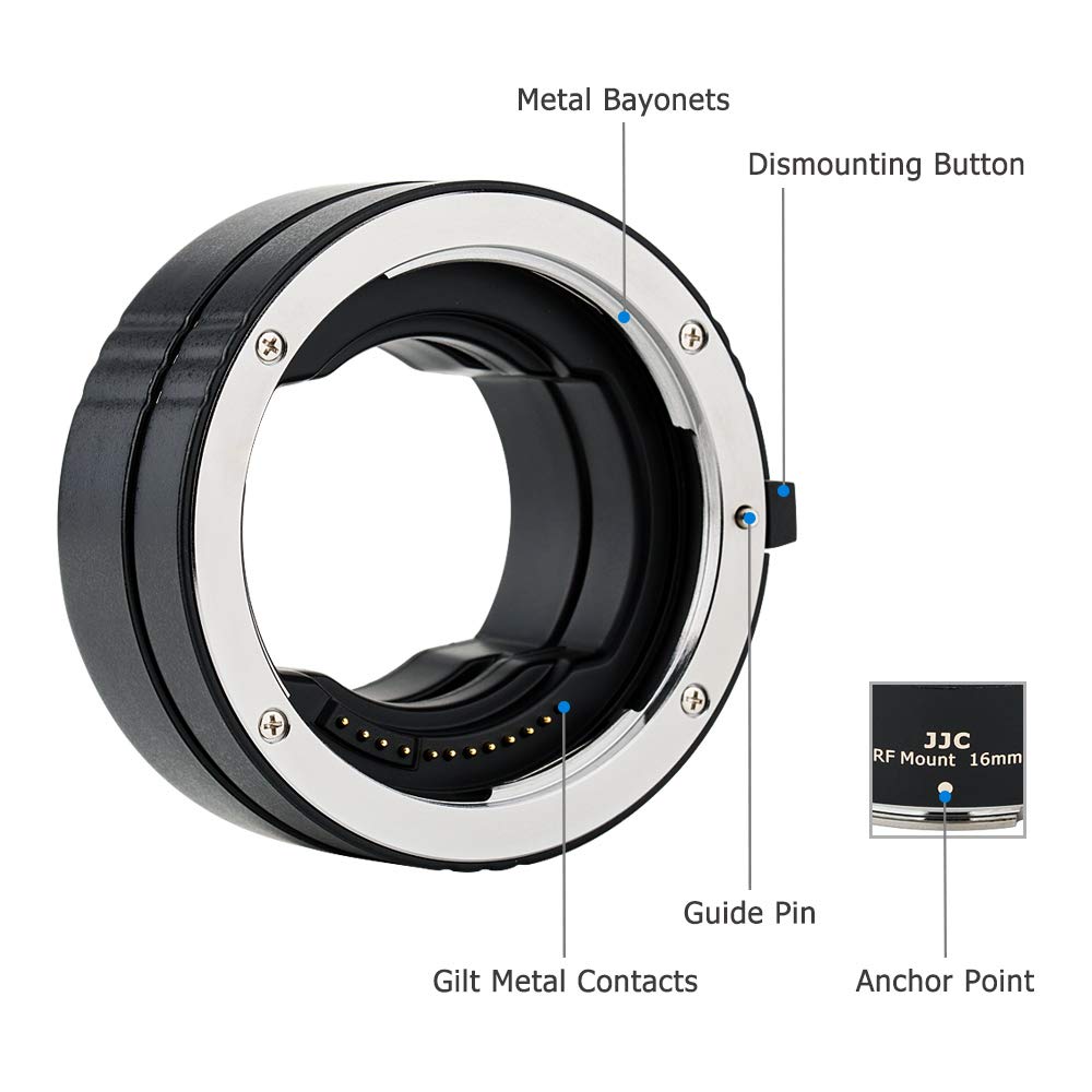 Canon RF Mount Auto Focus Macro Extension Tube Ring Set for EOS R, R1, R3, R5, R6, R7, R8, R10, R50, RP, R100 Mirrorless Cameras – Essential Macro Photography Accessory for Close-Up Shots, Product Photography & Nature Exploration