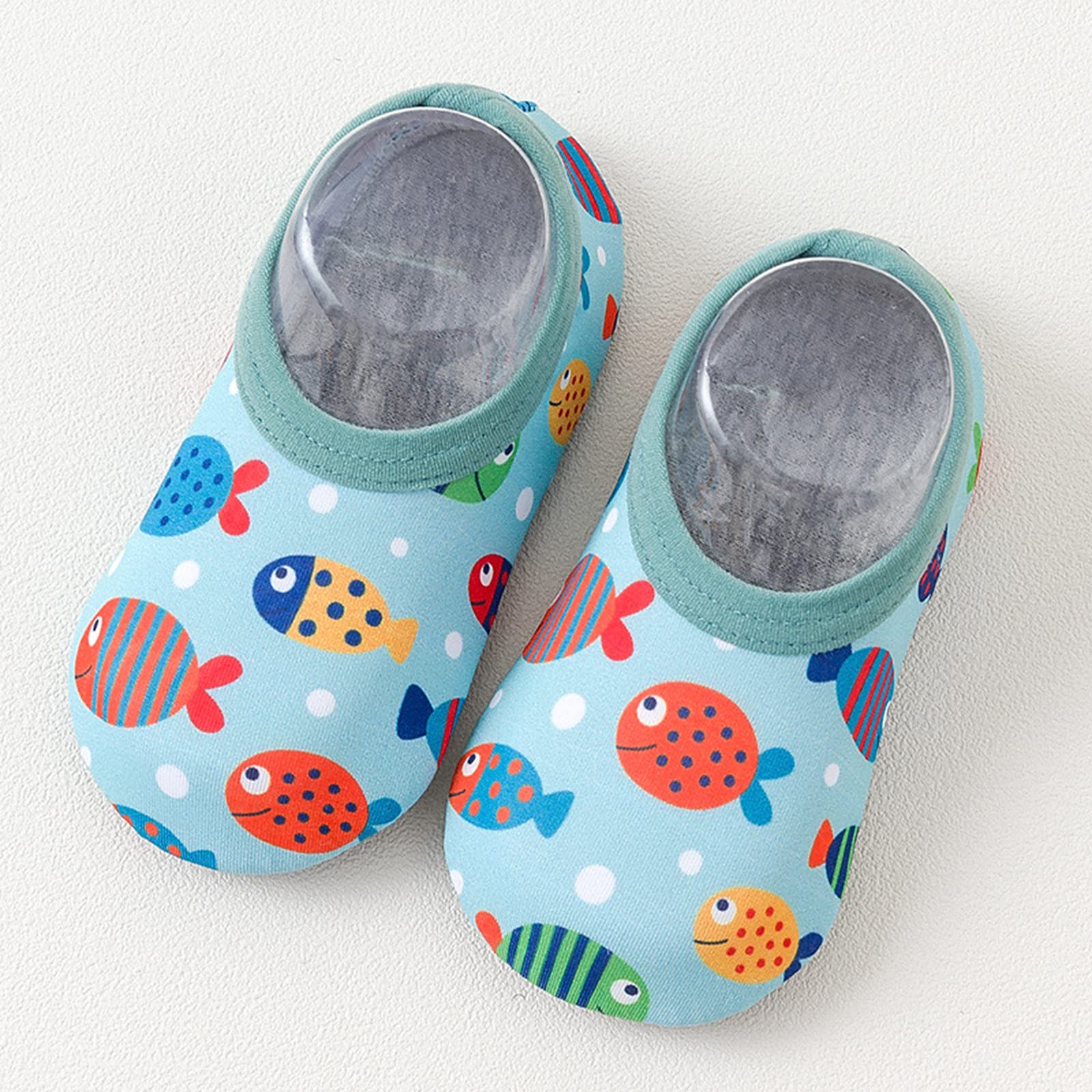 Gaoqi Baby Water Shoes for Boys & Girls - Non-Slip Cartoon Swim Shoes, Barefoot Aqua Socks for Toddlers & Kids | Perfect for Beach, Pool, Water Parks & Summer Activities