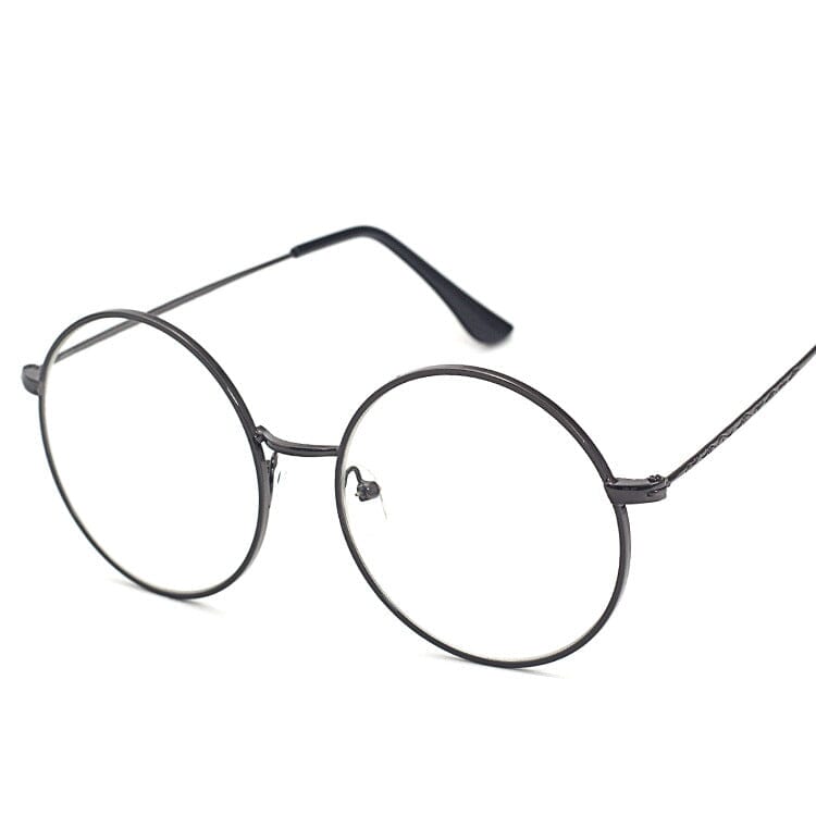 Cute Cat Eye Round Metal Glasses Frame for Women - Trendy Vintage Style Eyewear for Fashion, Cosplay, and Daily Wear