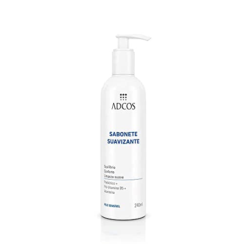 Adcos Sensitive Skin Care Soap - Gentle Cleansing & Moisturizing Bar for Dry, Delicate Skin - 8.11 fl.oz/240ml - Perfect for Daily Face & Body Wash, Ideal for Eczema & Rosacea Prone Skin