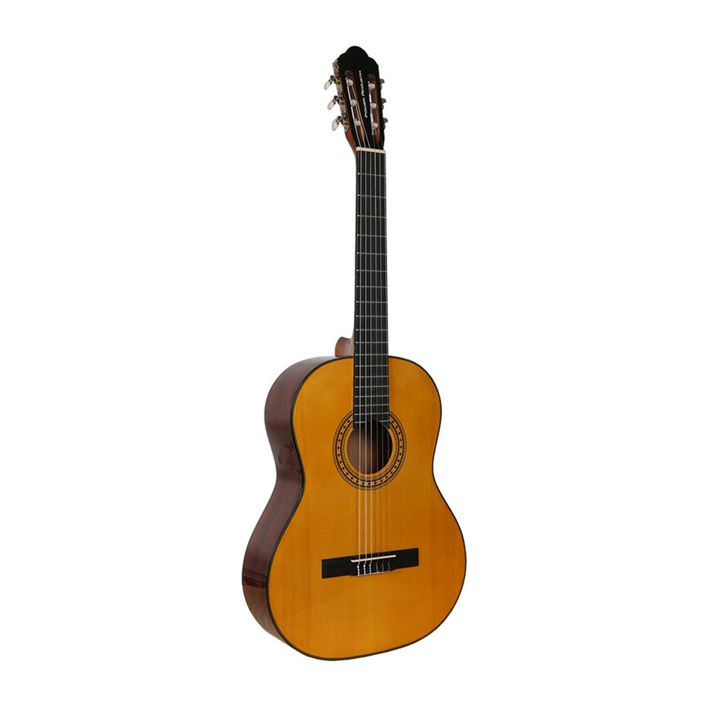 Power Acoustik GTRB AMBER 41 Inch Handmade Acoustic Guitar Bundle with Case, Strap, Picks & Tuner - Perfect for Beginners, Camping & Live Performances