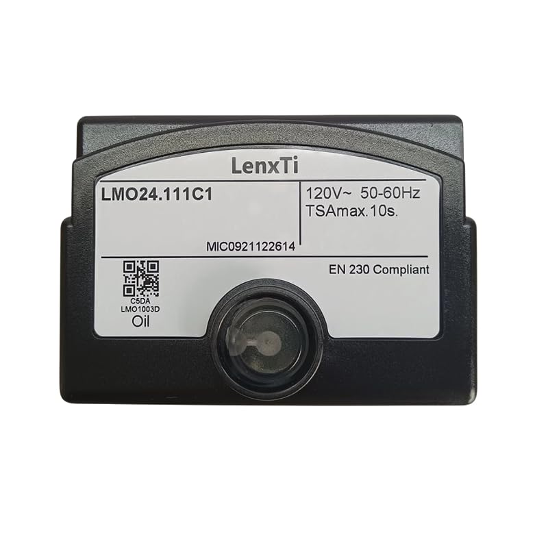 LenxTi LMO24.111C1 Burner Controller - Programmable Flame Control Module for Industrial Heating Systems | Perfect for Boilers, Furnaces & HVAC Equipment