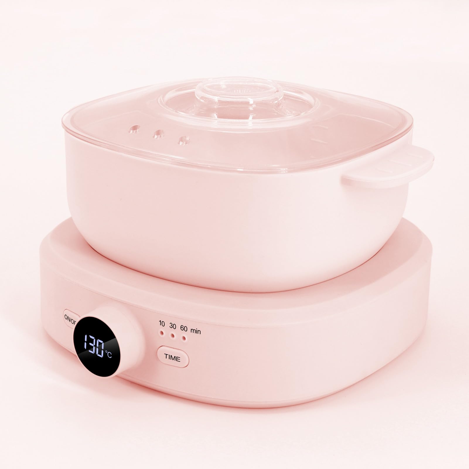 Professional Digital Wax Warmer for Hair Removal - Adjustable Temperature with Timer & Silicone Bowl - Perfect for Salon, Spa & At-Home Waxing Treatments