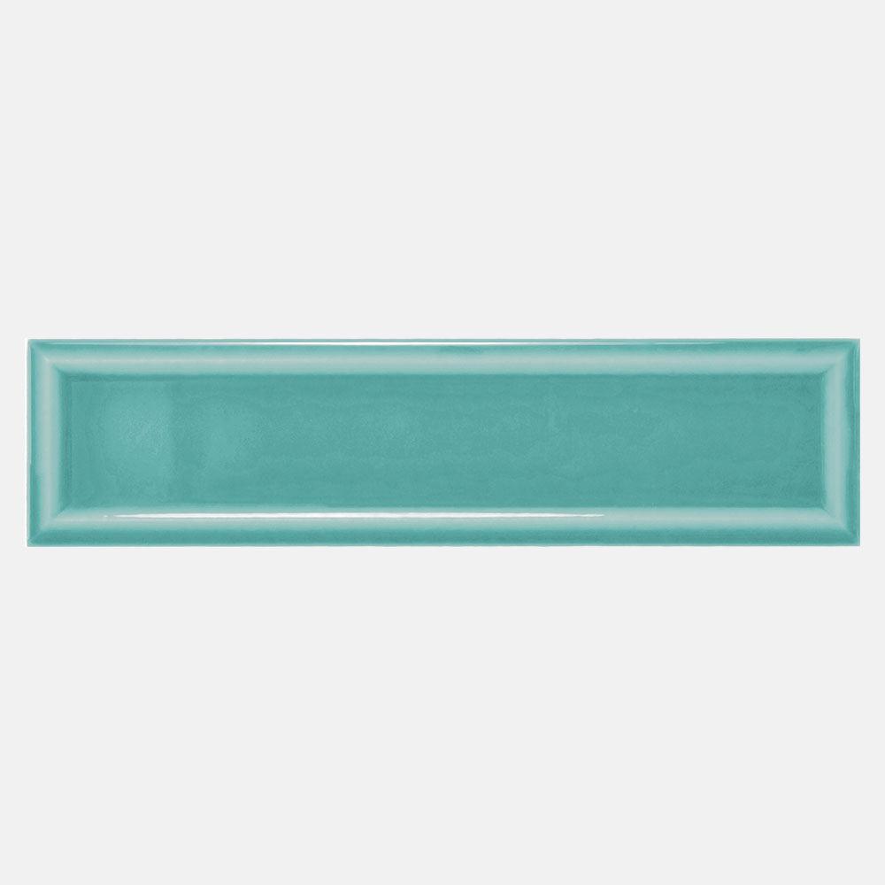 Metro Light Green Frame 68x280 Glossy Subway Tile - Perfect for Kitchen Backsplash, Bathroom Walls & Modern Interior Design