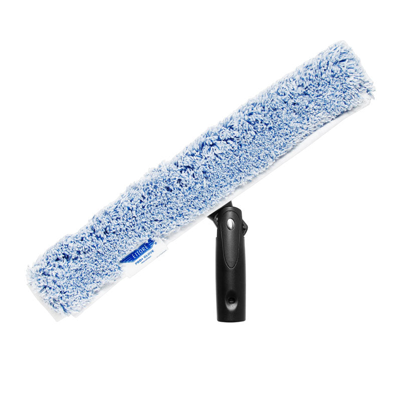 Ettore Super System Complete Microfiber Window Washer - Streak-Free Cleaning for Glass, Mirrors & Shower Doors - Perfect for Home, Office & Car Windows