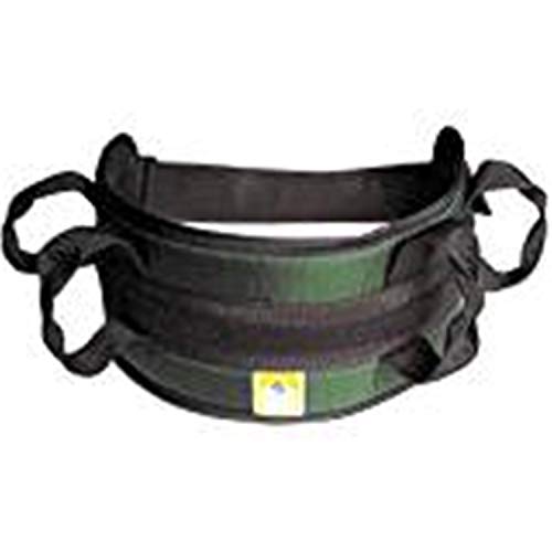 Fabrication Enterprises Padded Transfer Belt with Auto Buckle - Small Size, Blue - Ideal for Patient Mobility & Elderly Care Assistance