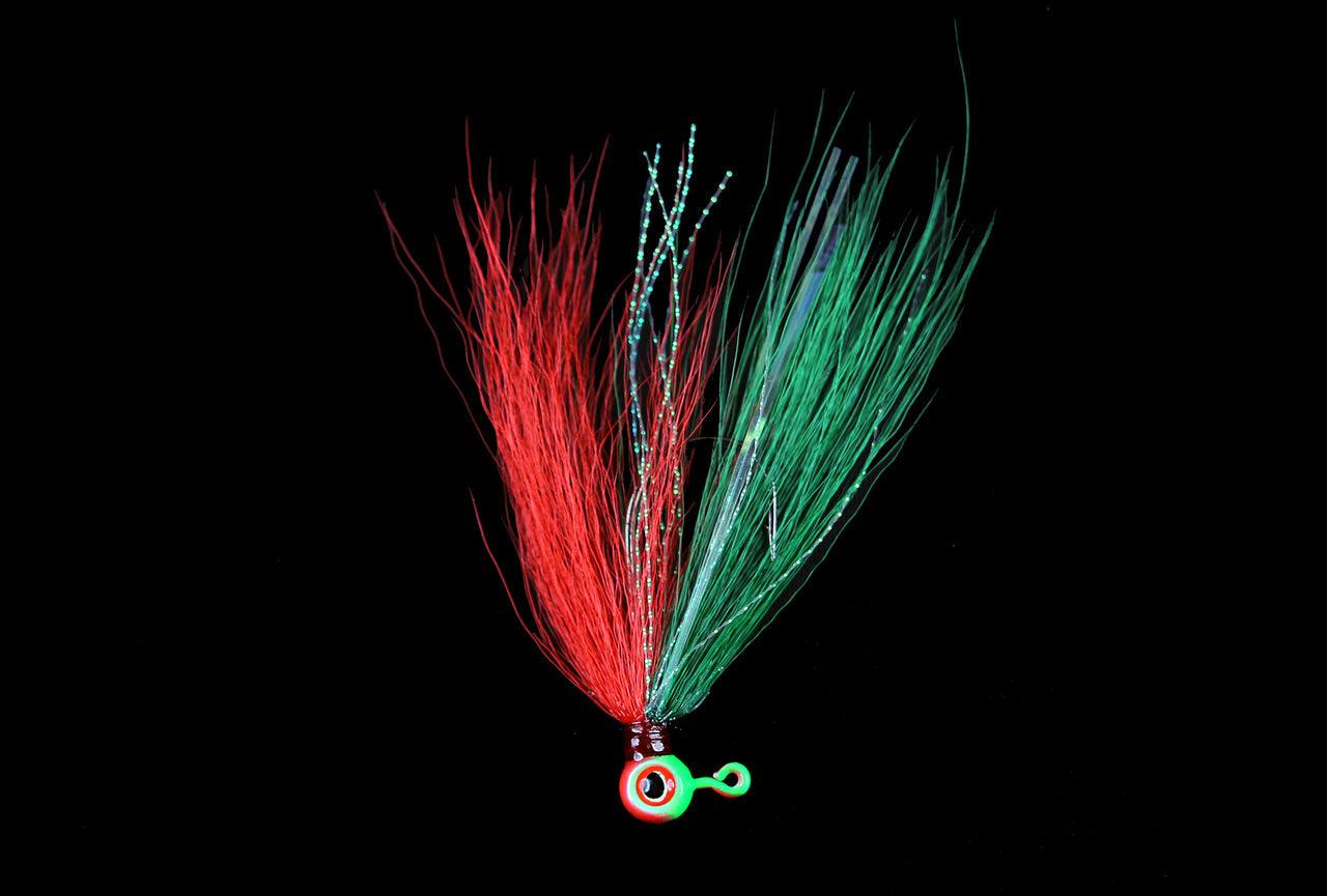 Jigging World Power Ball with Bucktail Teasers - Premium Saltwater Fishing Lures for Striped Bass, Fluke & Bluefish | Ideal for Offshore, Inshore & Pier Fishing