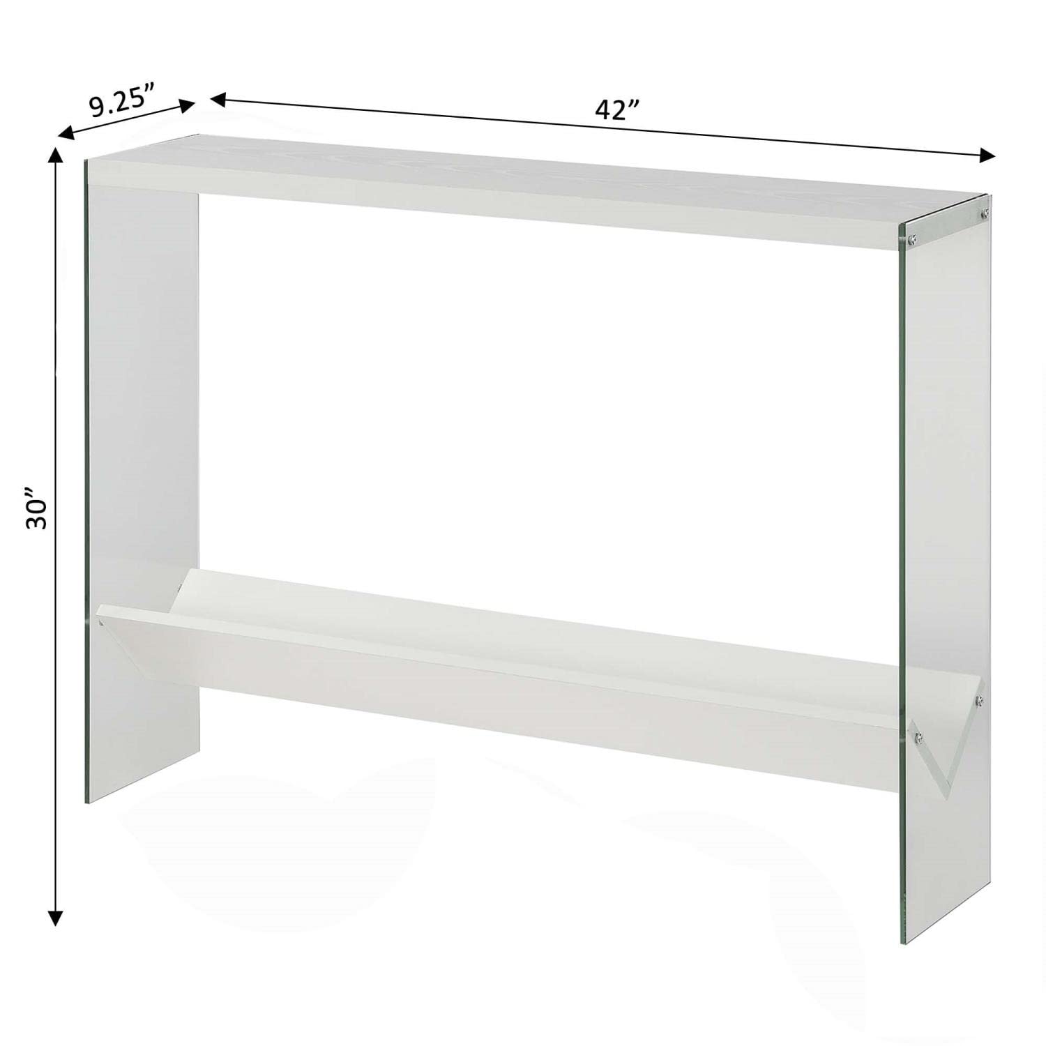 Modern Glass Console Table 42
