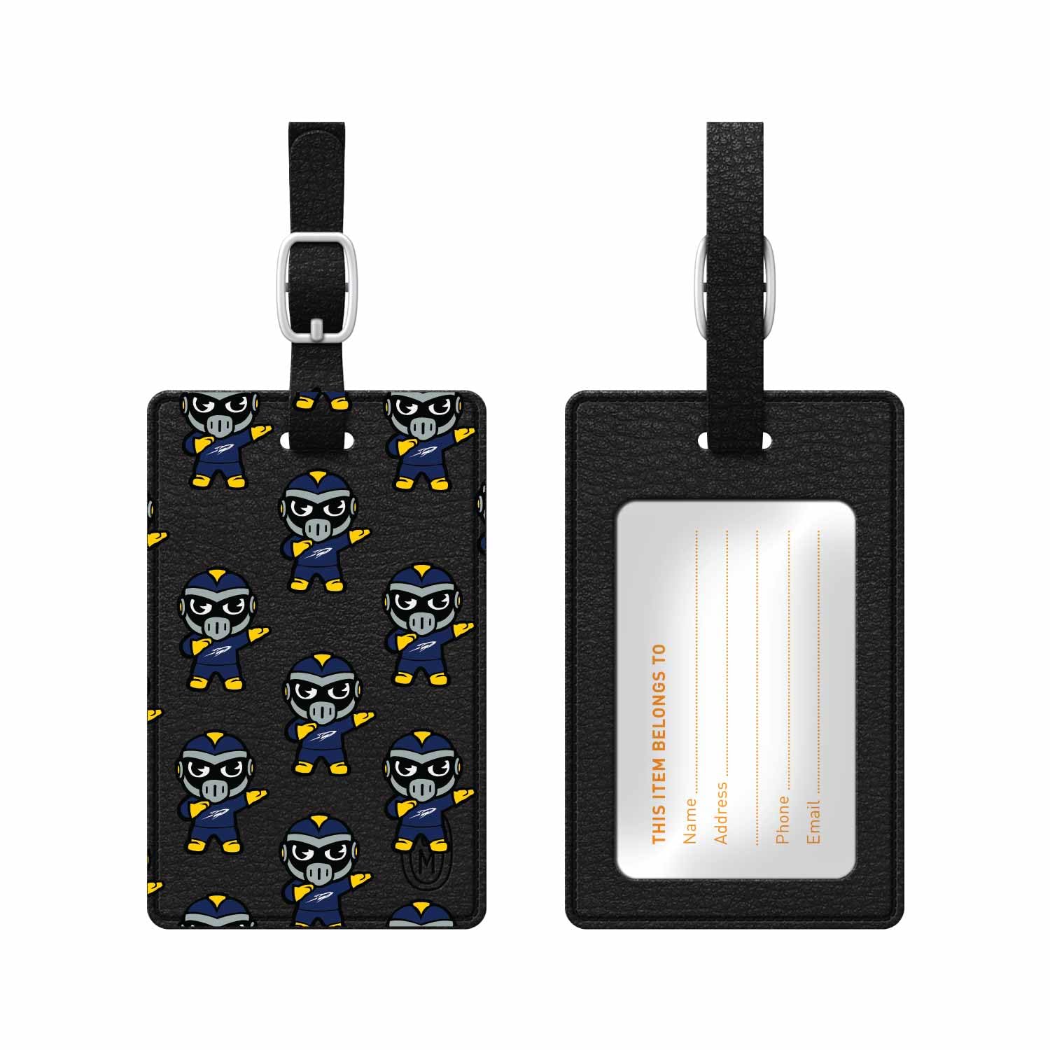 University of Toledo Tokyodachi Mascot Luggage Tag - Durable Travel ID Tag for Suitcases, Bags & Backpacks - Perfect for College Students, Alumni & Fans Traveling to Games or Campus Visits