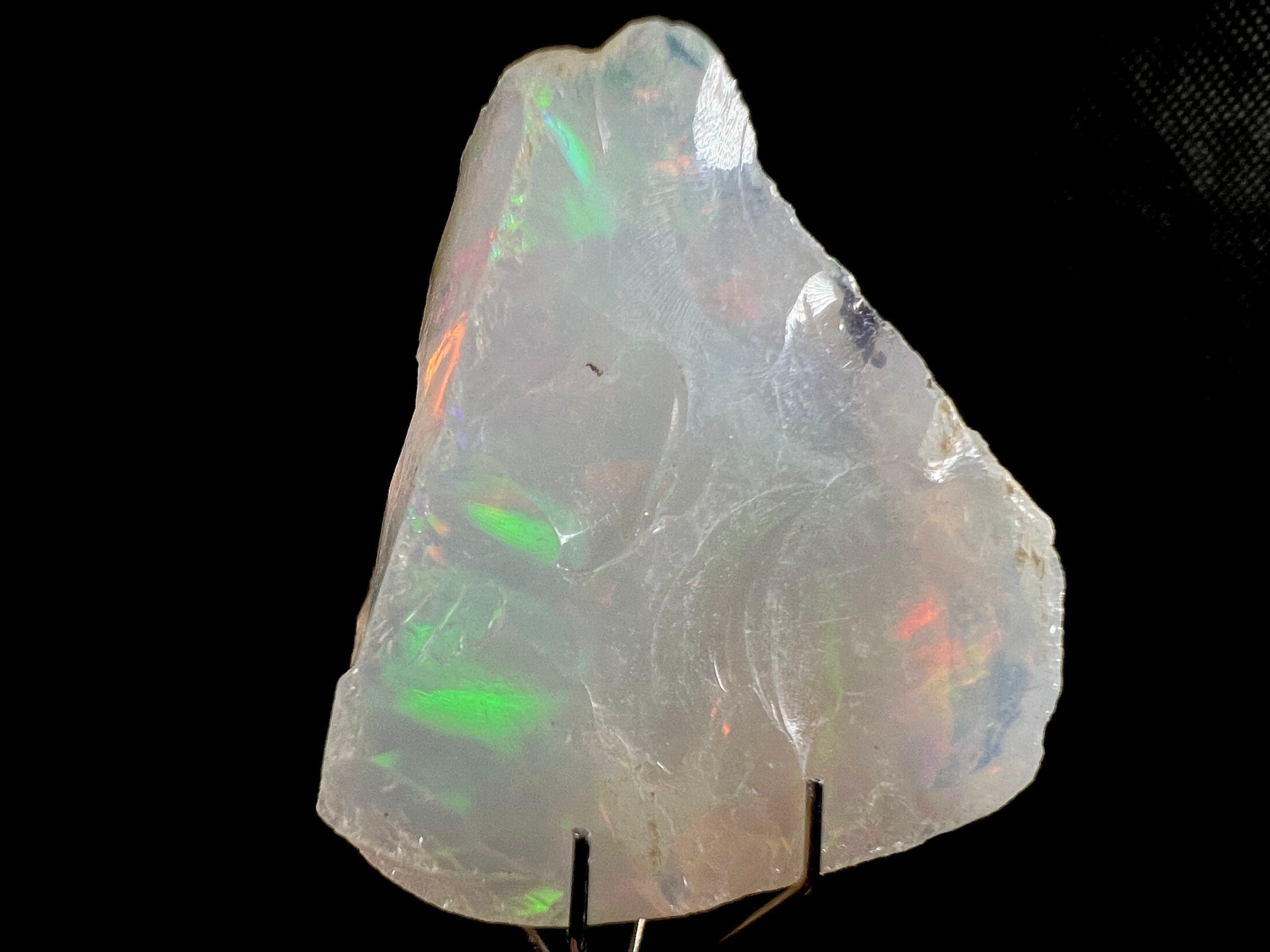 4A Welo Opal Raw Crystal - Certified Cutting Grade Opal Gemstone for Jewelry Making | Perfect for Rings, Necklaces & DIY Craft Projects