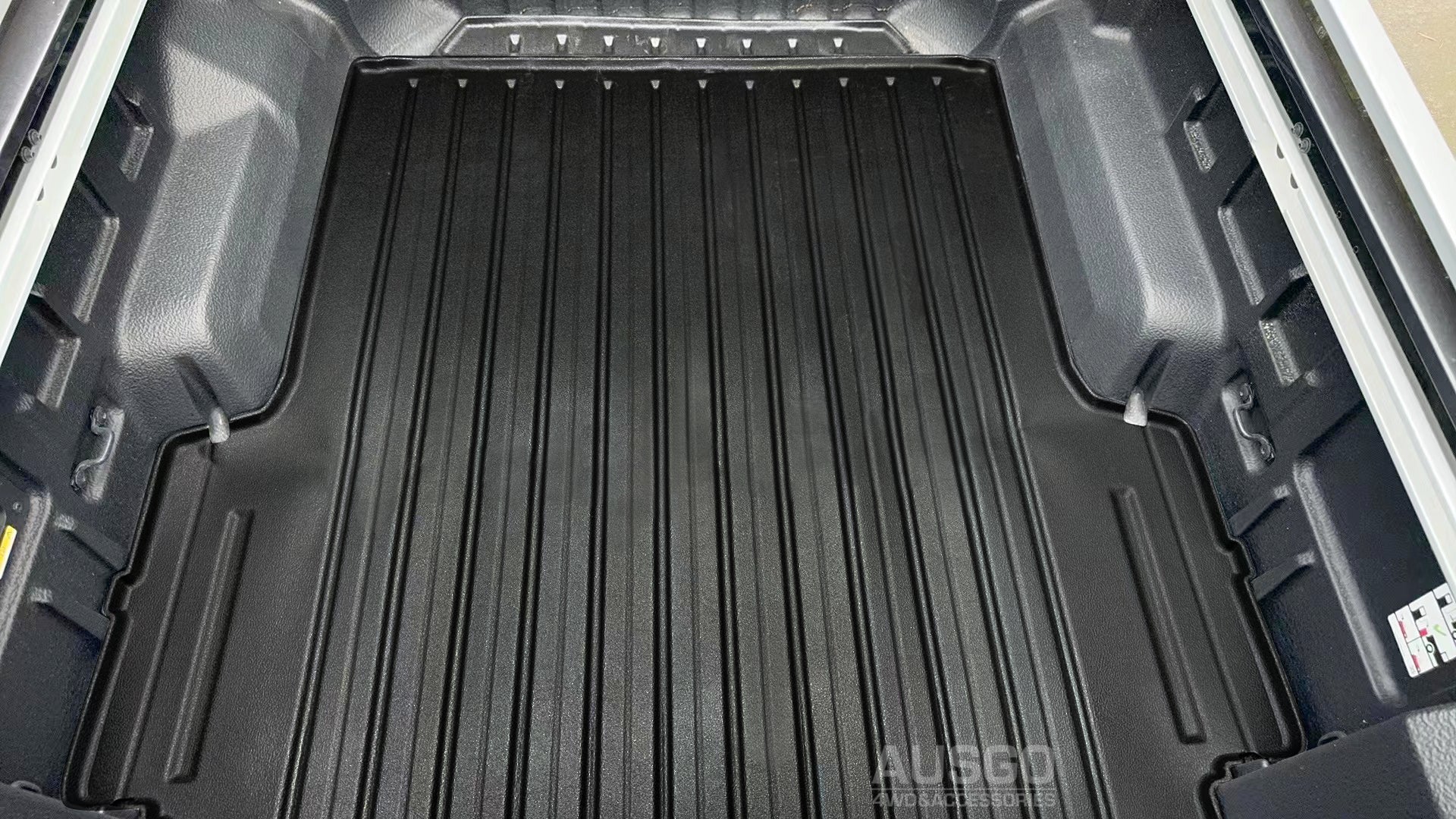 Volkswagen Amarok Next Gen NF Dual Cab 2023+ 3D TPE Custom Fit Ute Mats - Compatible with Factory Plastic Tub Liner | All-Weather Protection & Enhanced Grip for Work & Outdoor Adventures
