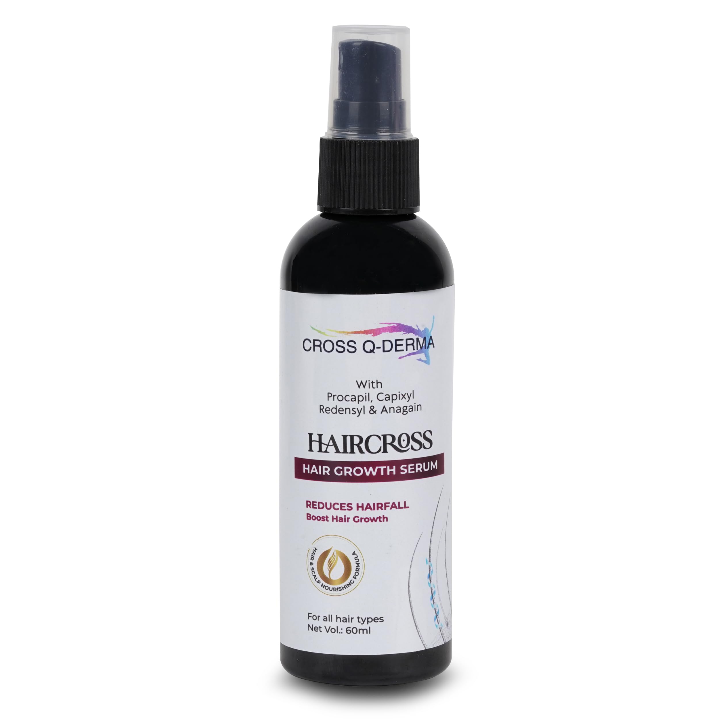 Hair Growth Serum for Thinning Hair - Hair Loss Treatment with Follicle Stimulating Formula (60ml) - Promotes Stronger, Healthier Hair for Men & Women - Perfect for Daily Use & Scalp Care
