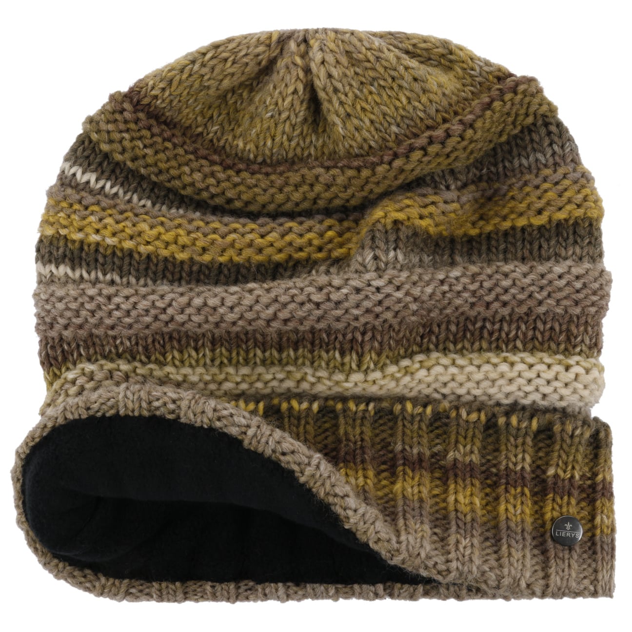 Lierys Bernardo Beanie - Fleece-Lined Winter Hat with Foldable Cuff for Men & Women - Perfect for Skiing, Snowboarding & Cold Weather Outdoor Activities