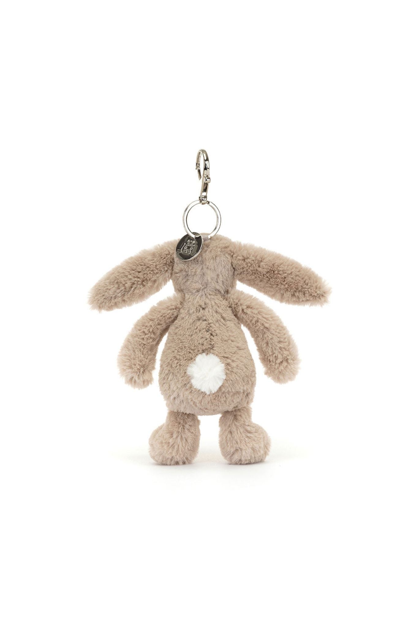 Adorable Jellycat Bashful Beige Bunny Bag Charm - Cute Plush Keychain for Backpacks, Purses & Gifts